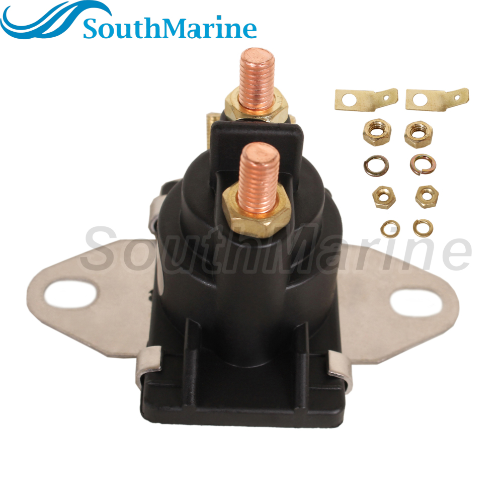 Boat Engine 89-96054T 89-96054 8M0185149 Starter Relay / Solenoid Switch for Mercury Mercruiser Marine 8HP-115HP, fit Sierra 18-5816