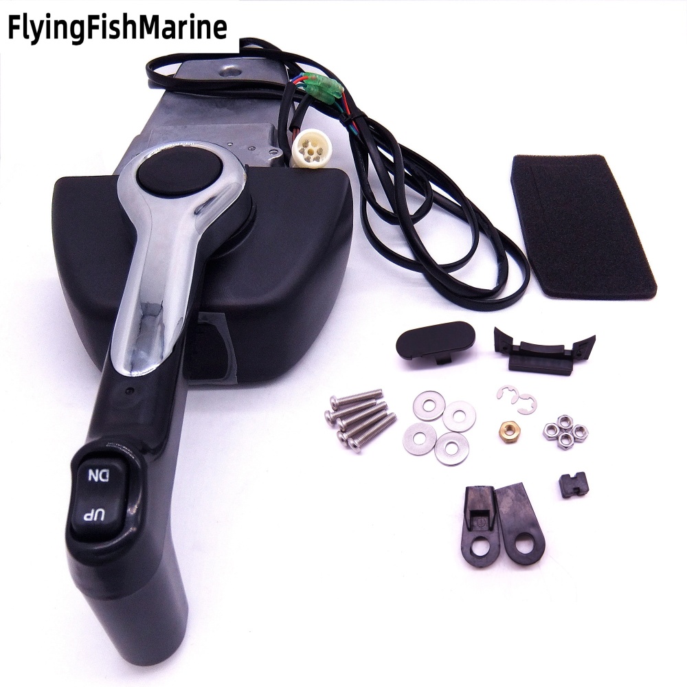 FlyingFishMarine Marine engines and parts and fittings thereof 704-48205 Binnacle Single Engine Outboard Throttle Remote Control Box 704-48205-P1-00