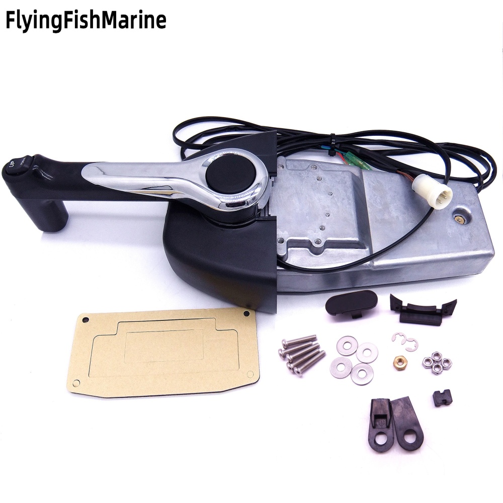 FlyingFishMarine Marine engines and parts and fittings thereof 704-48205 Binnacle Single Engine Outboard Throttle Remote Control Box 704-48205-P1-00