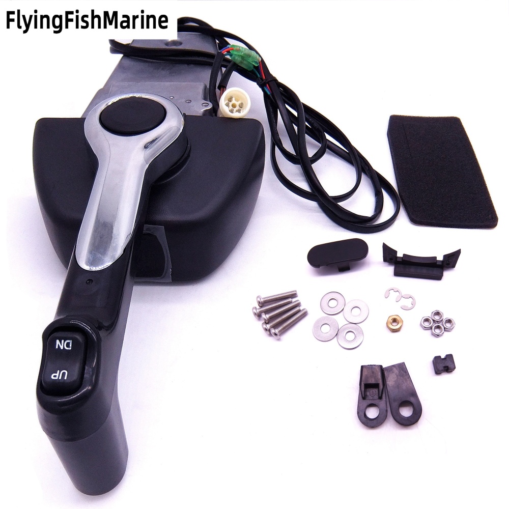 FlyingFishMarine Marine engines and parts and fittings thereof 704-48205 Binnacle Single Engine Outboard Throttle Remote Control Box 704-48205-P1-00