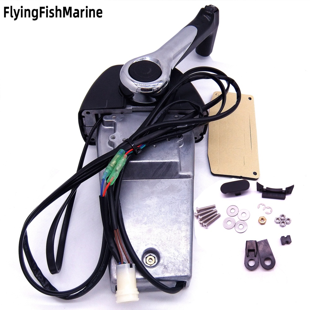 FlyingFishMarine Marine engines and parts and fittings thereof 704-48205 Binnacle Single Engine Outboard Throttle Remote Control Box 704-48205-P1-00