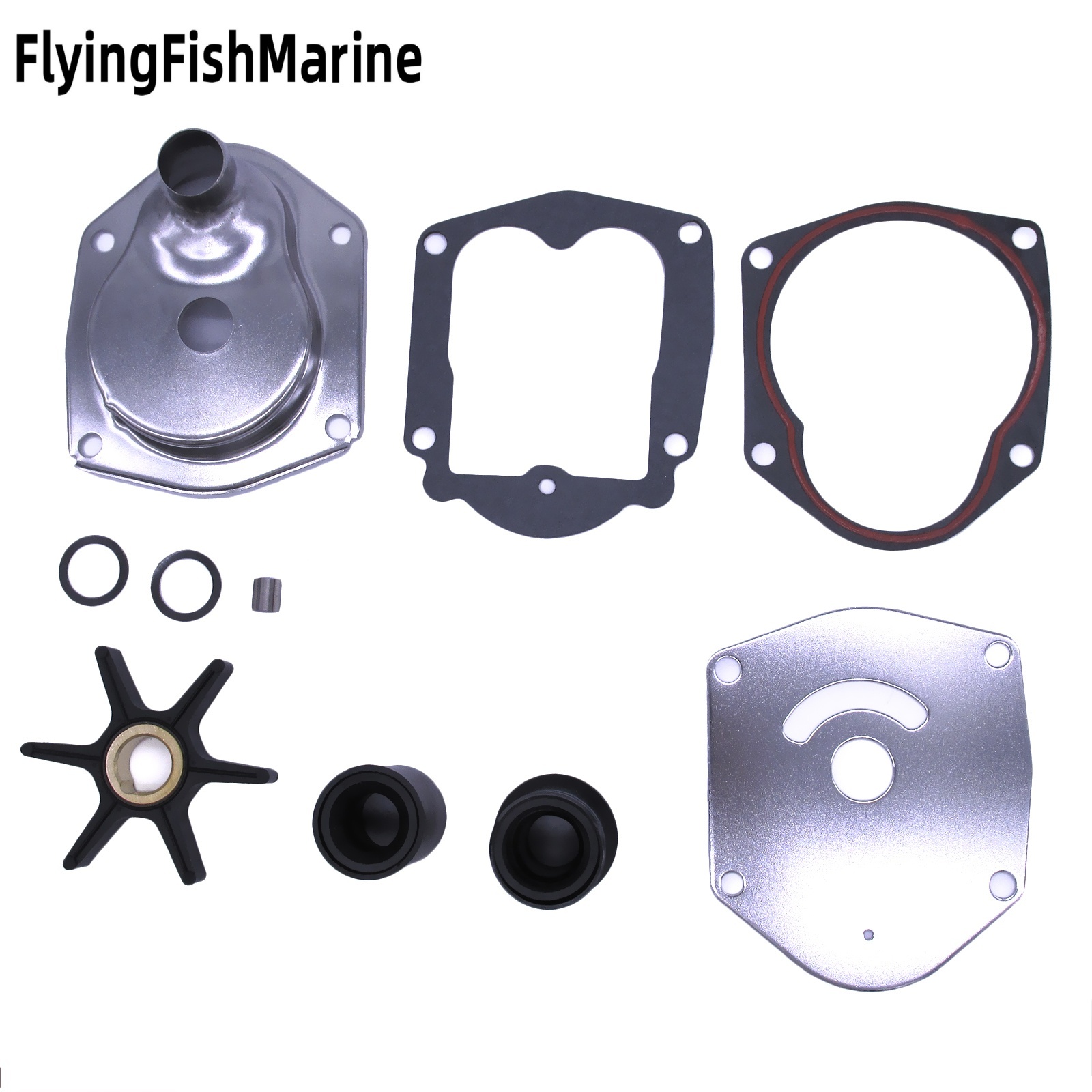 FlyingFishMarine Outboard Engine 821354A2/A1 18-4531 821351A3 Water Pump Repair Kit for Marine engines and parts and fittings thereof 25HP-50HP