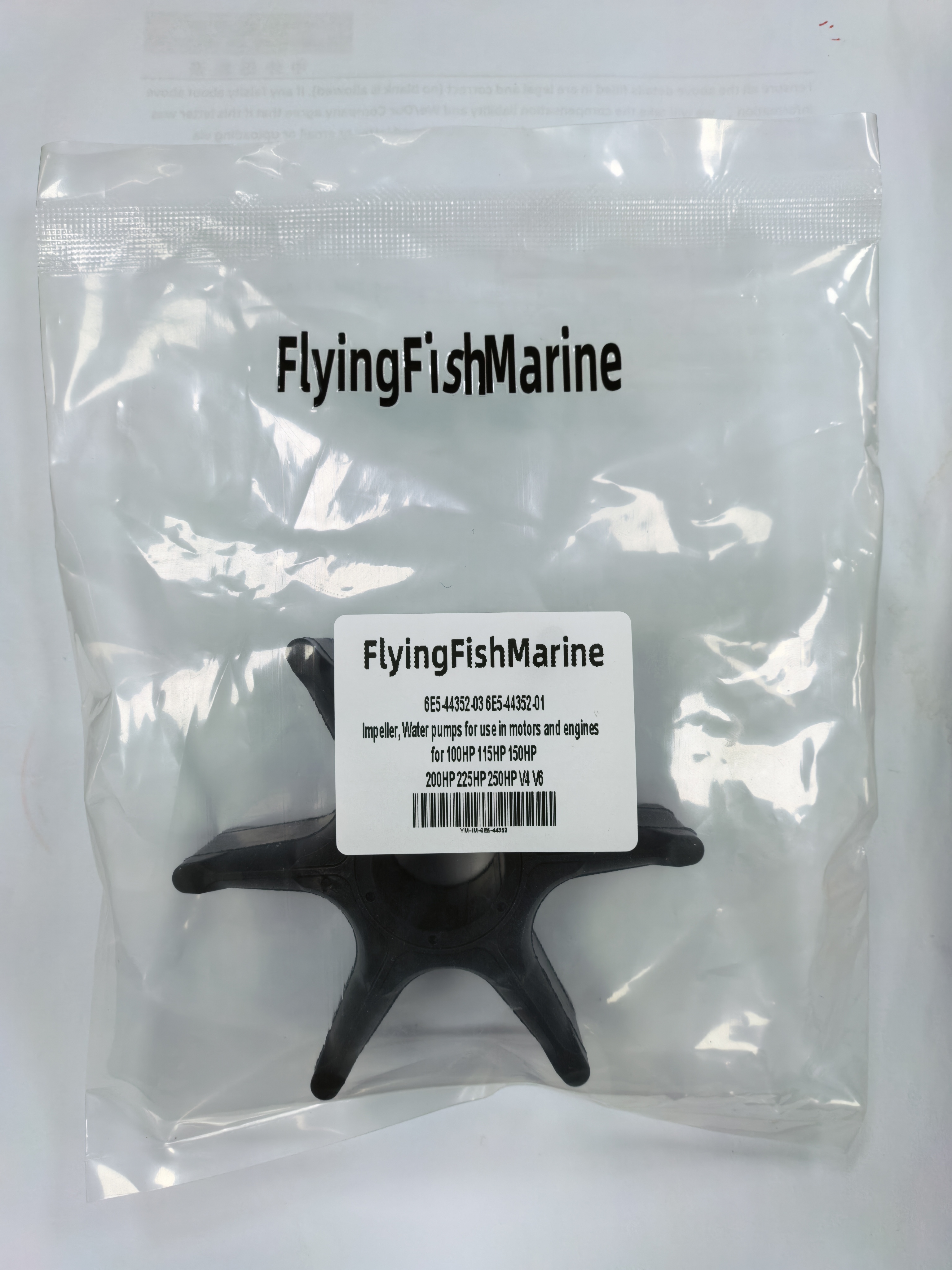 FlyingFishMarine Outboard Engine 6E5-44352-03/01/00 18-3071 Impeller Water Pumps being parts of motors and Engine for 100HP 115HP 150HP 200HP 225HP 250HP Outboard Engine