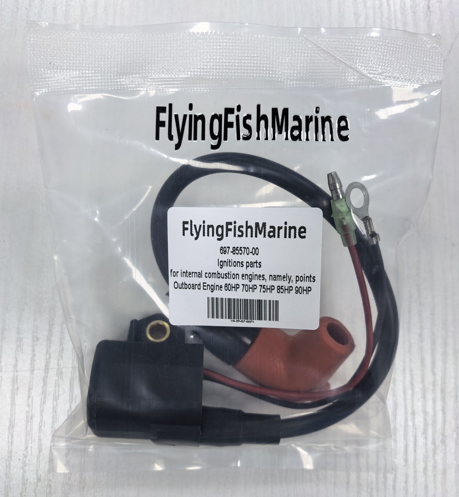 FlyingFishMarine 697-85570-00 Ignitions parts for internal combustion engines, namely, points for Outboard Engine 60HP 70HP 75HP 85HP 90HP