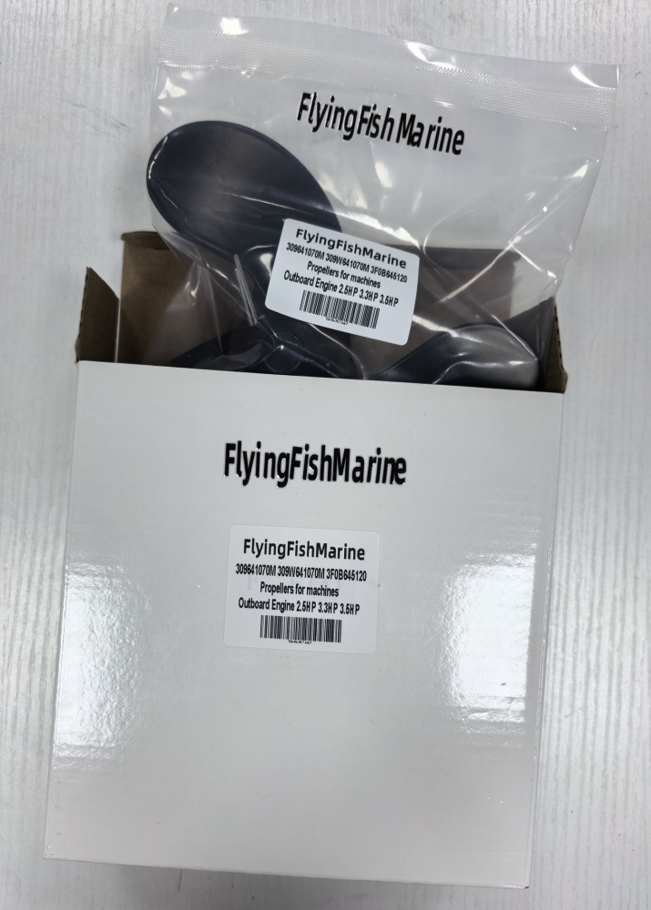 FlyingFishMarine Boat Motor 309641070M 309W641070M 3F0B645120 Propellers for machines, Outboard Engine Prop 2.5HP 3.3HP 3.5HP