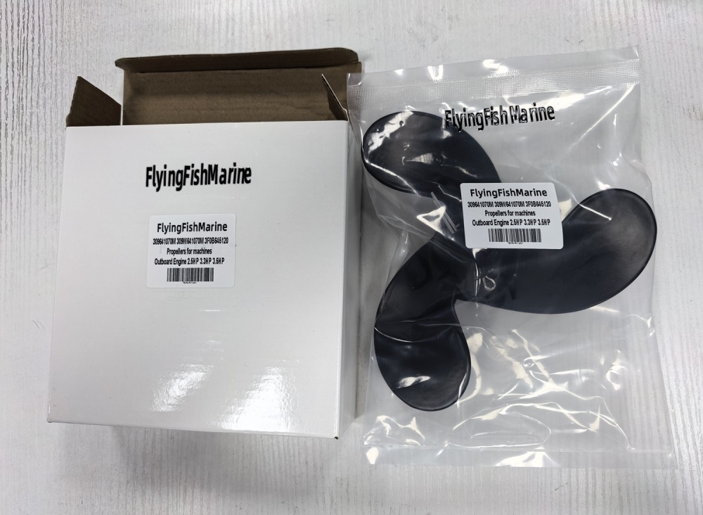 FlyingFishMarine Boat Motor 309641070M 309W641070M 3F0B645120 Propellers for machines, Outboard Engine Prop 2.5HP 3.3HP 3.5HP