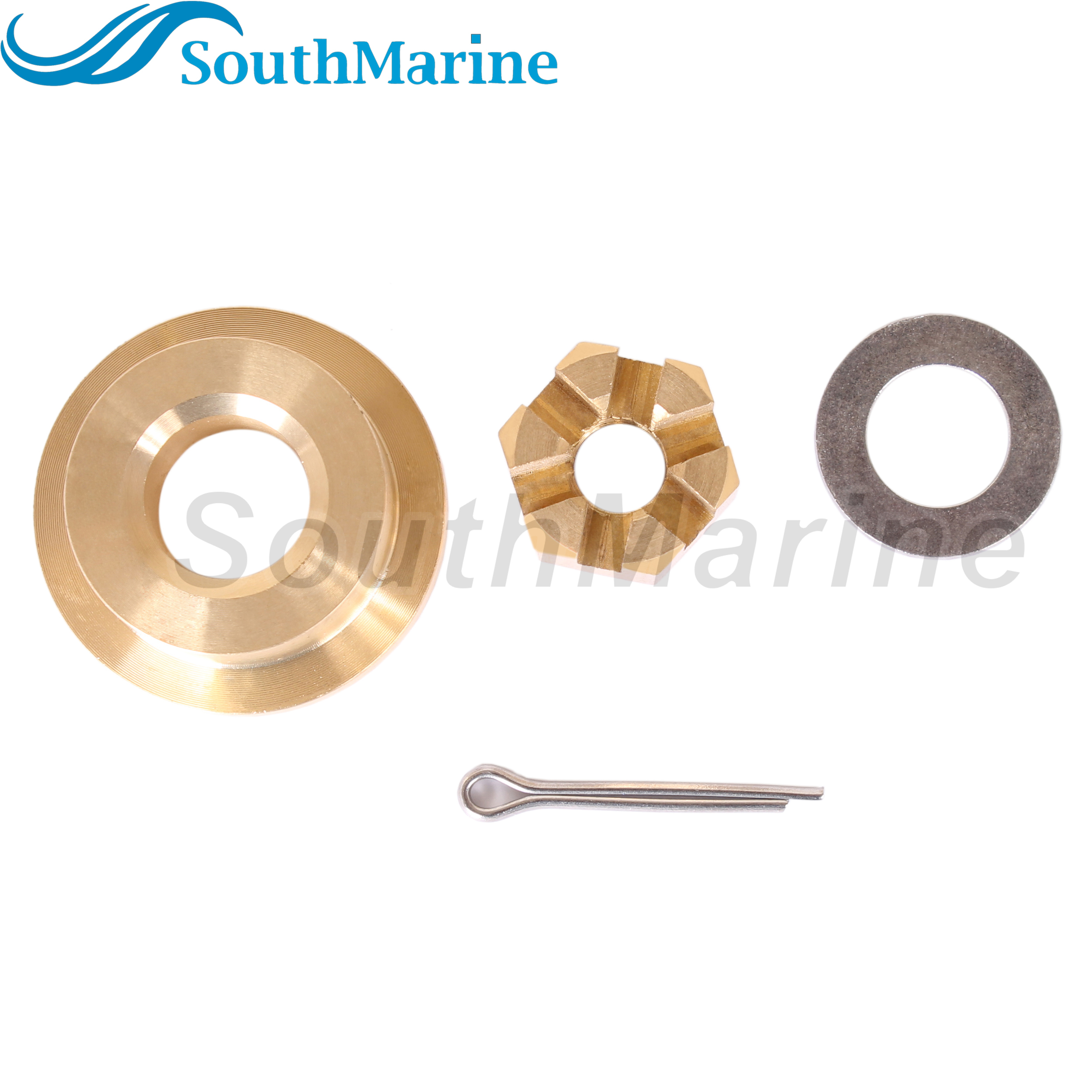 Outboard 90501-ZW9-000 Thrust Washer, 90301-ZV4-000 Nut, 90513-921-000 Spacer for Honda 8HP 9.9HP 15HP 20HP Propeller Hardware