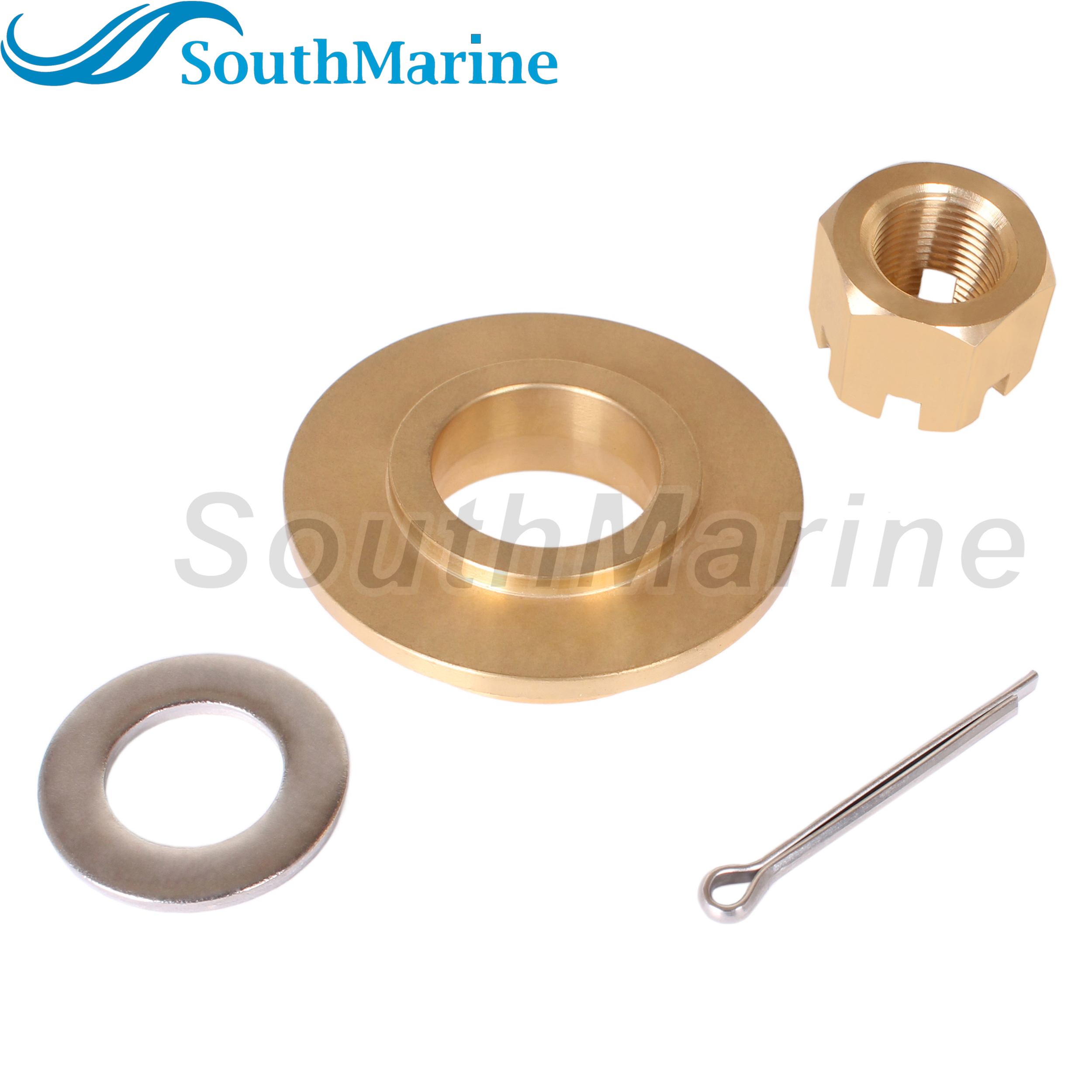 Outboard Motor 90506-ZW1-B00 90506-ZZ0-C00 Thrust Washer, 90301-ZW1-B00 Castle Nut for Honda 75HP-130HP Propeller Hardware Kit
