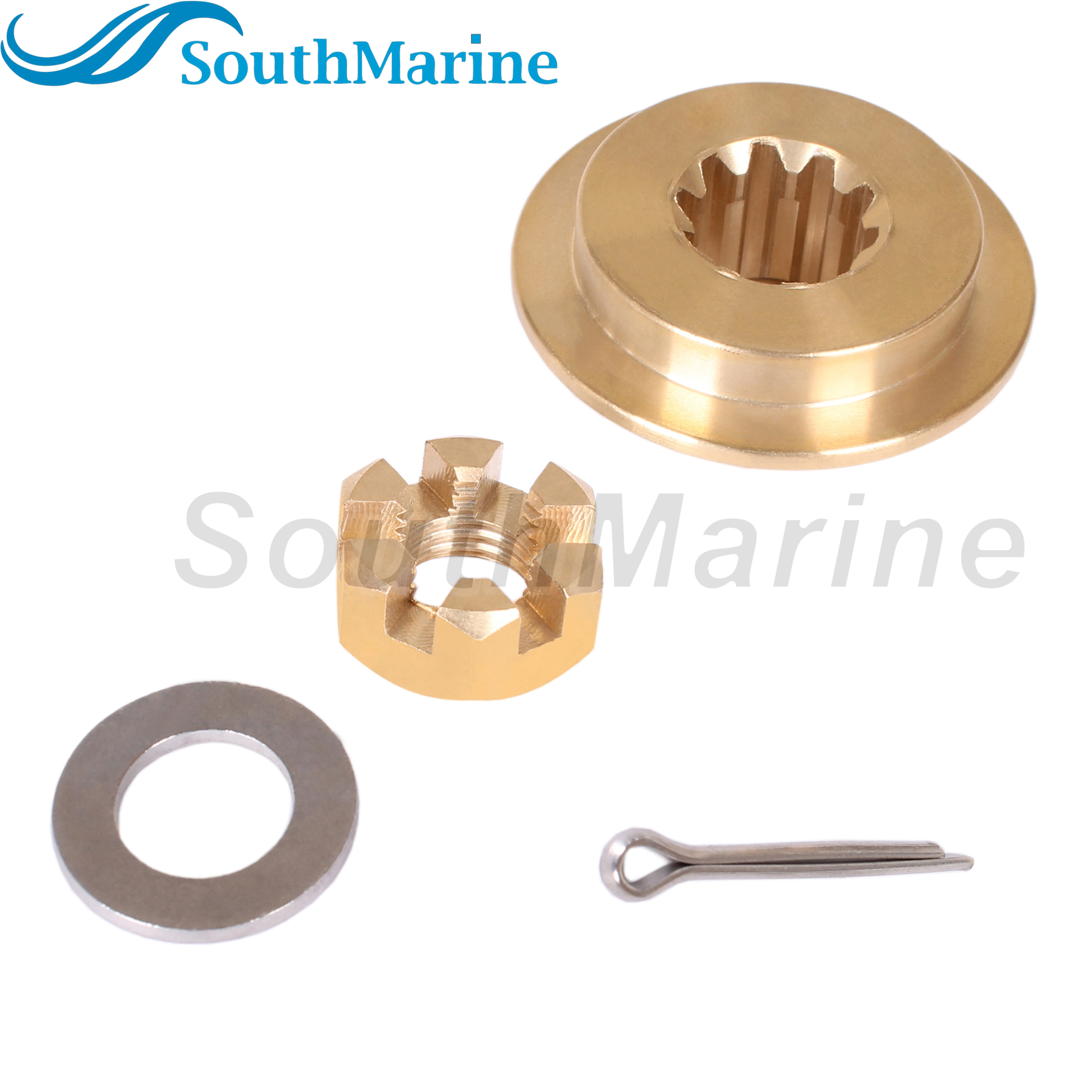 Outboard Motor 346-64231-5 346642315M Thrust Holder for Tohatsu Nissan 25HP 30HP, 3R0-87326-0 3R0873260M Propeller Hardware Kit