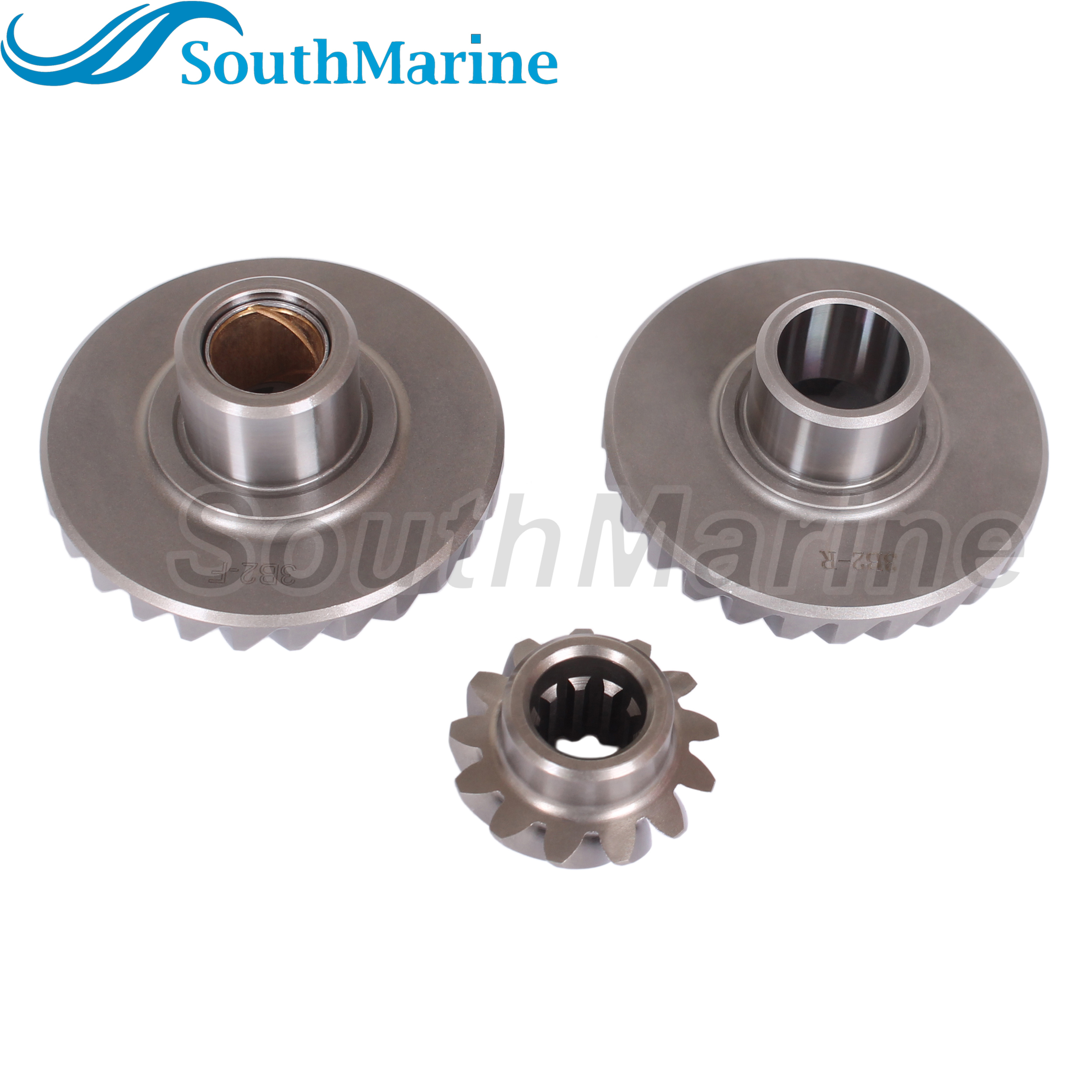 Boat Engine 3B2-64020-0 Pinion & 3B2-64010-0 Forward & 3B2-64030-0 Reverse Bevel Gear Set for Tohatsu Nissan 6HP 8HP 9.8HP