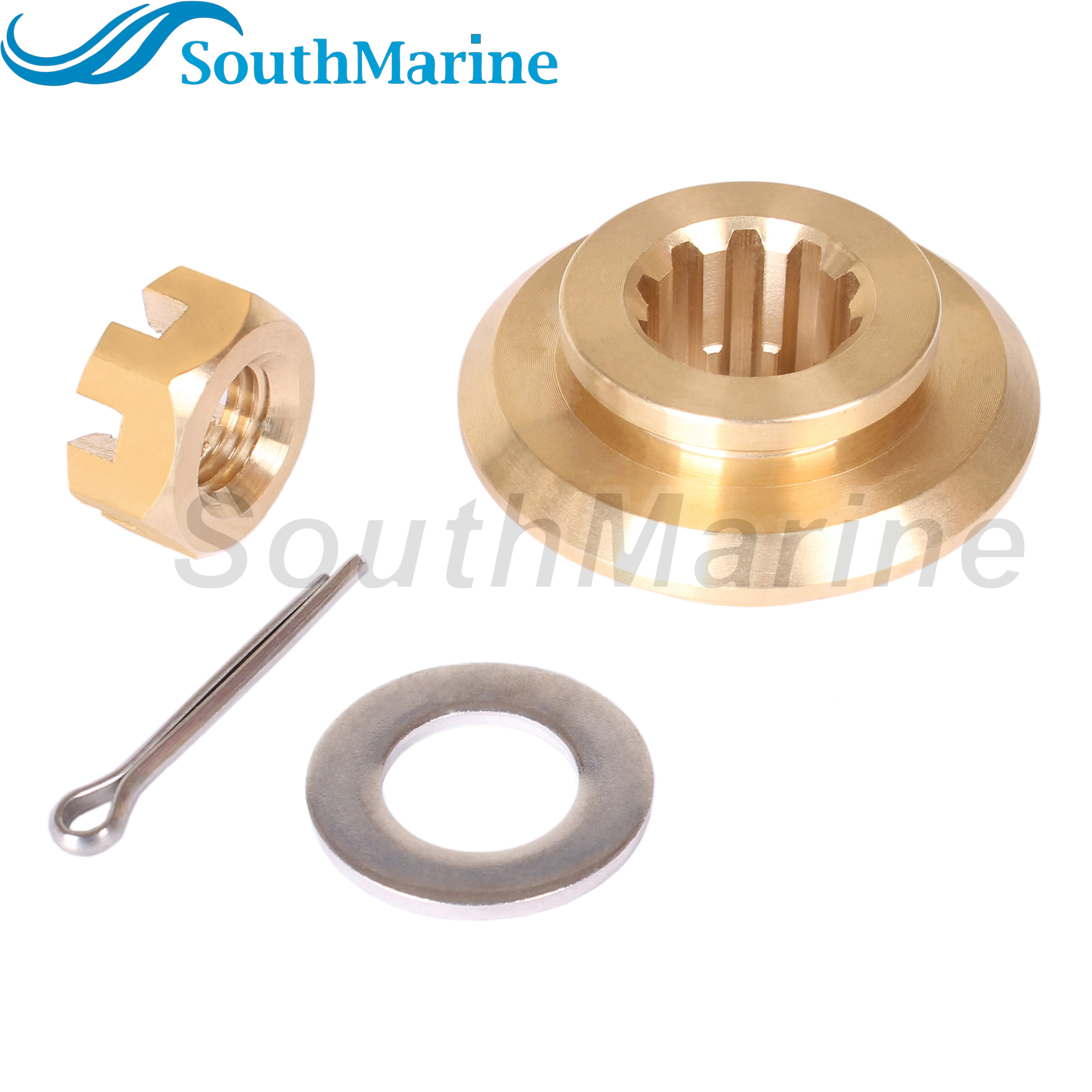 Outboard Motor 346-64231-5 346642315M Thrust Holder for Tohatsu Nissan 25HP 30HP, 3R0-87326-0 3R0873260M Propeller Hardware Kit