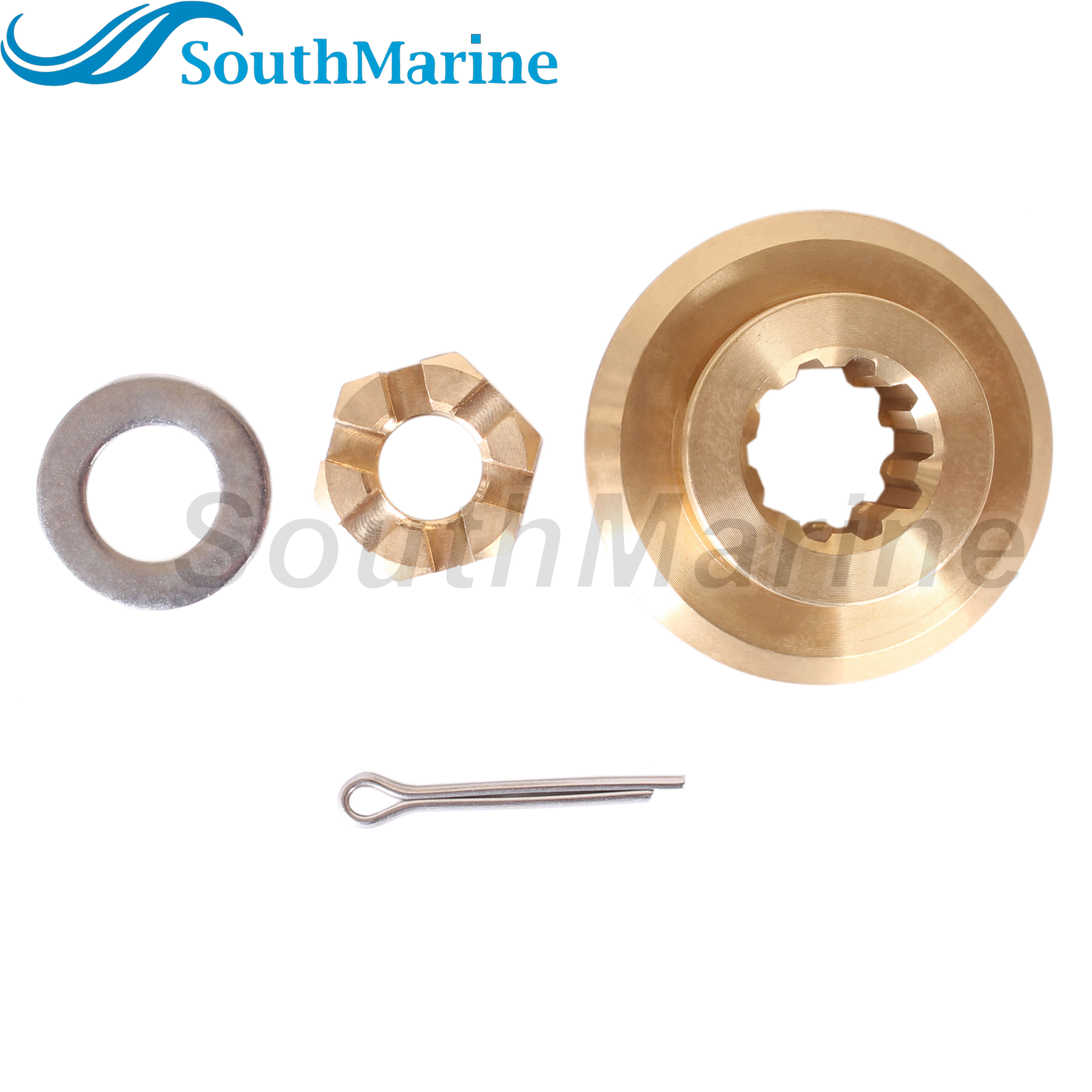 Outboard Motor 346-64231-5 346642315M Thrust Holder for Tohatsu Nissan 25HP 30HP, 3R0-87326-0 3R0873260M Propeller Hardware Kit