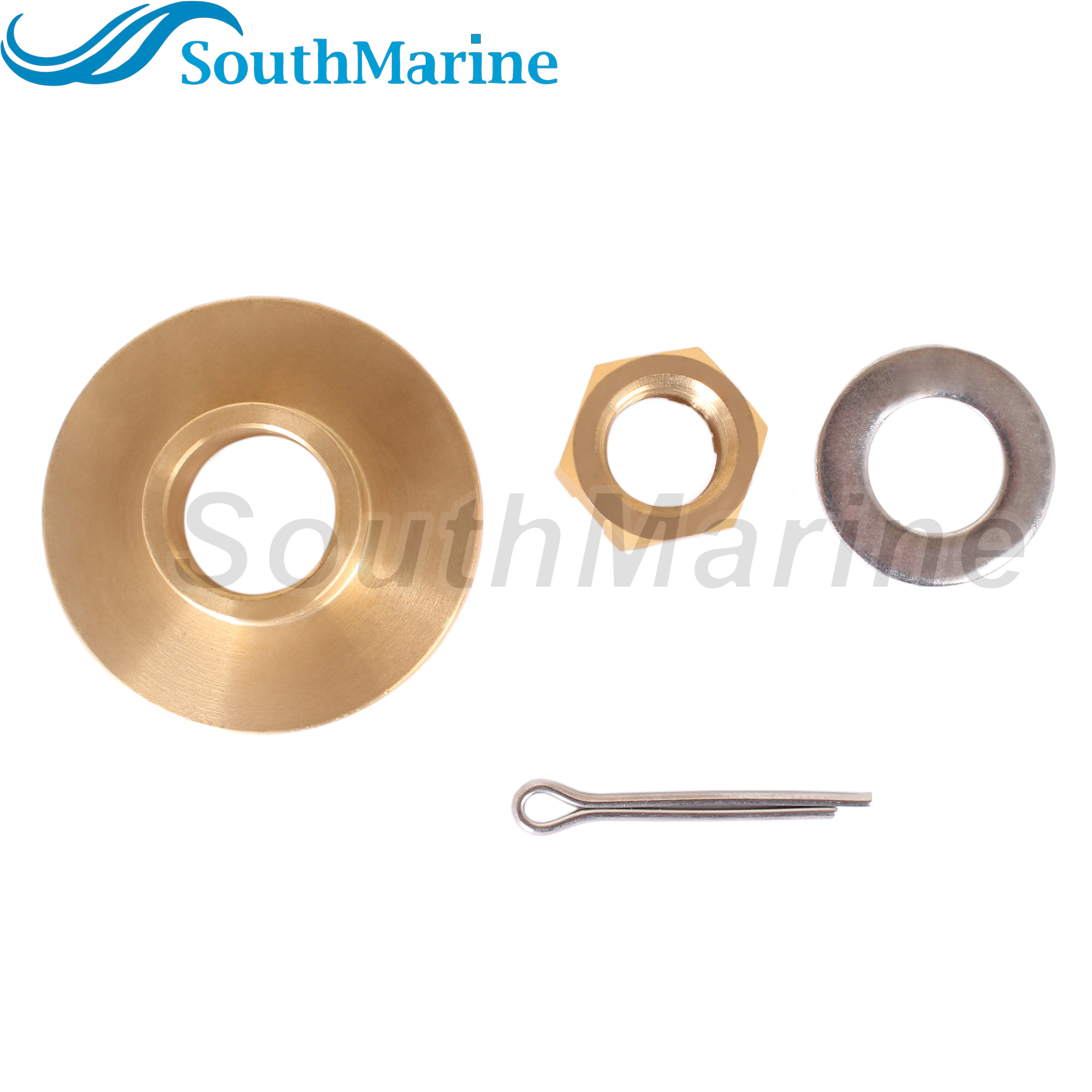 Outboard Motor 57632-93902 93901 93900 57633-94J00 Stopper Propeller Thrust Washer, 09141-12005 Prop Nut Kit for Suzuki 8HP-20HP