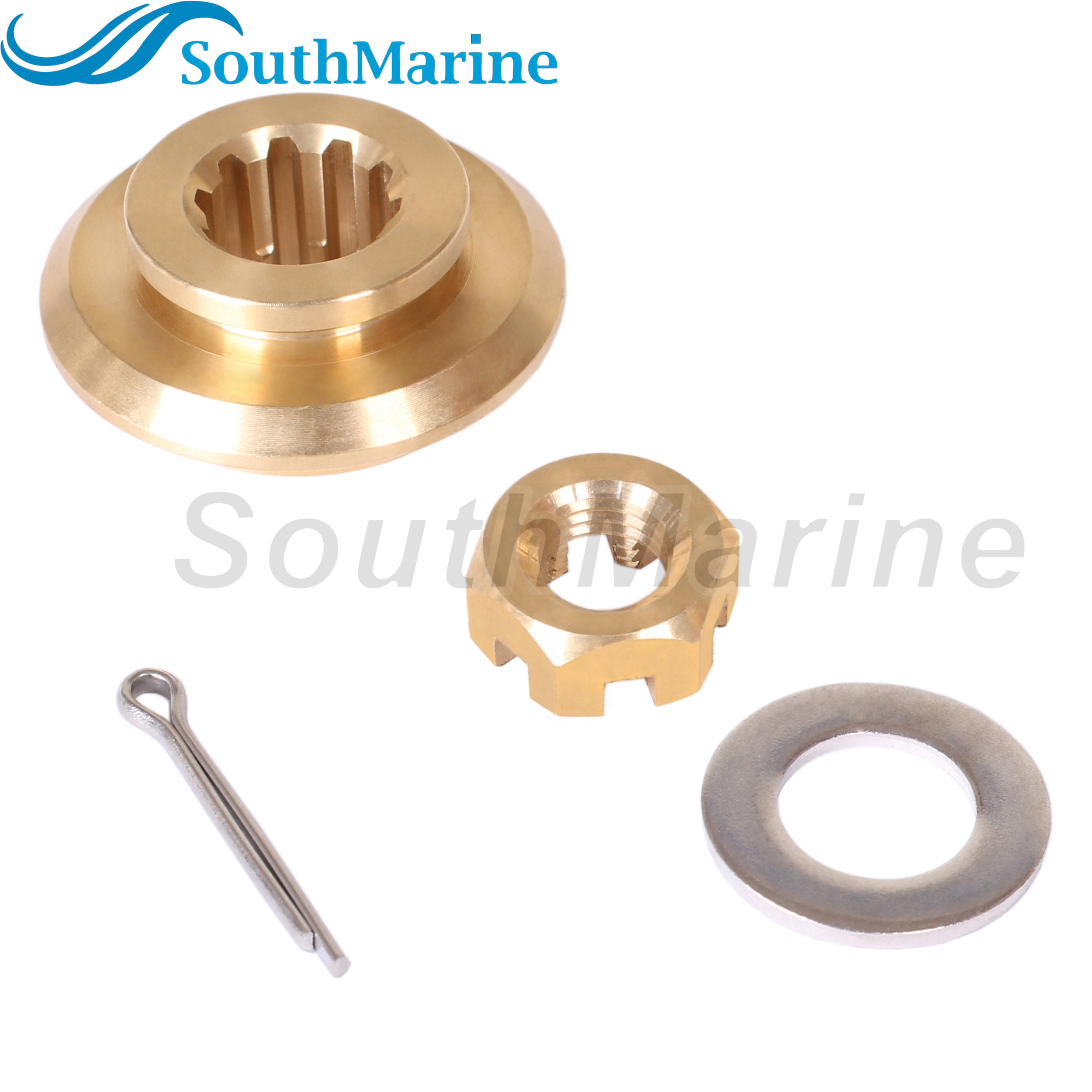 Outboard Motor 346-64231-5 346642315M Thrust Holder for Tohatsu Nissan 25HP 30HP, 3R0-87326-0 3R0873260M Propeller Hardware Kit