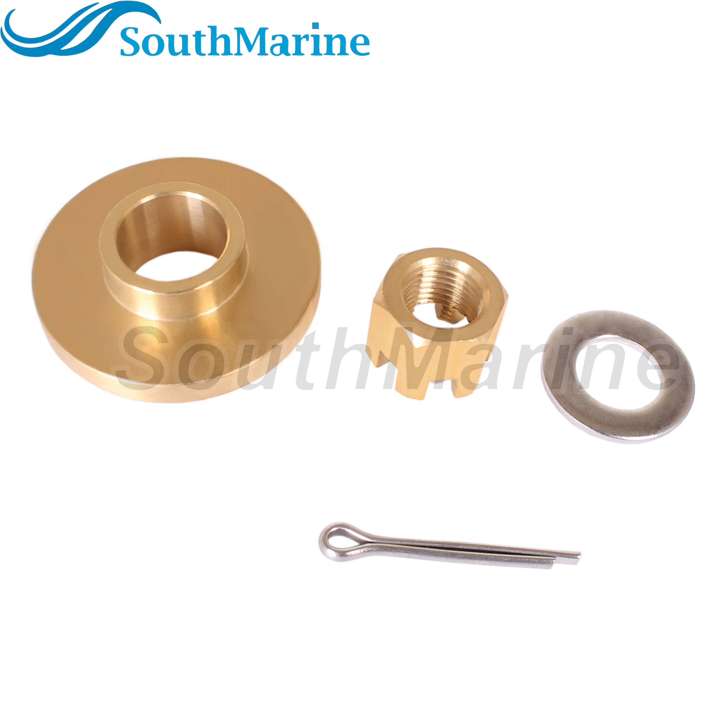 Outboard Motor 57632-93902 93901 93900 57633-94J00 Stopper Propeller Thrust Washer, 09141-12005 Prop Nut Kit for Suzuki 8HP-20HP