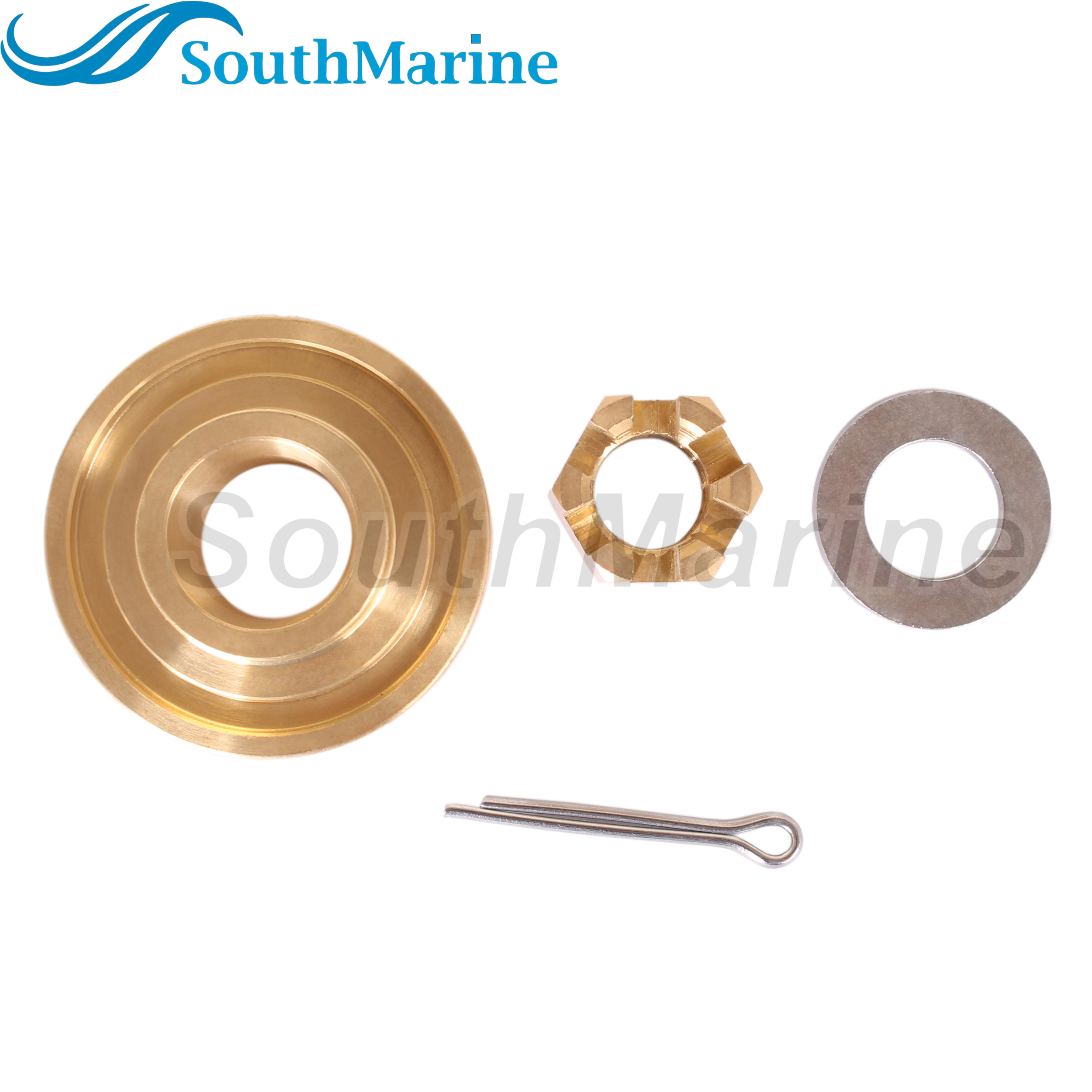 Outboard Motor 57632-93902 93901 93900 57633-94J00 Stopper Propeller Thrust Washer, 09141-12005 Prop Nut Kit for Suzuki 8HP-20HP