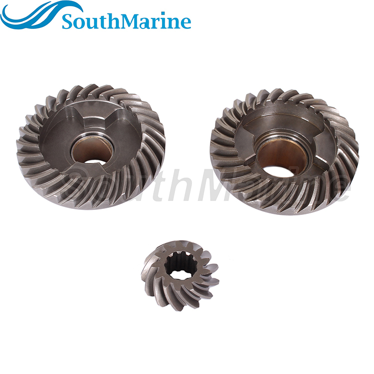 Boat Engine 369-64020-0 Pinion & 369-64010-0 Forward & 369-64030-0 Reverse Bevel Gear Set for Tohatsu Nissan 4HP 5HP 6HP