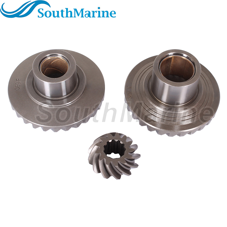 Boat Engine 369-64020-0 Pinion & 369-64010-0 Forward & 369-64030-0 Reverse Bevel Gear Set for Tohatsu Nissan 4HP 5HP 6HP