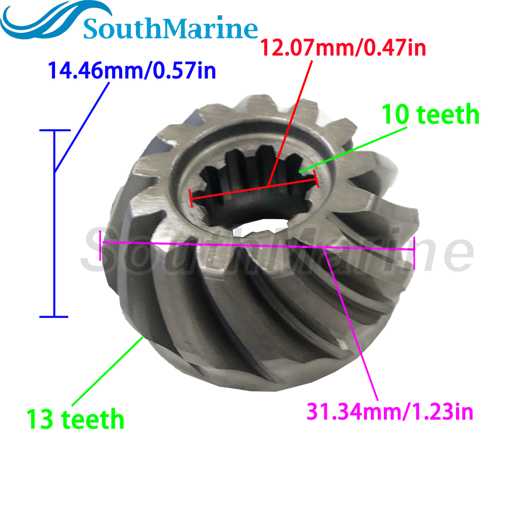 Boat Engine 63V-45551-00 Pinion & 6E7-45560-00/01 Forward & 6E7-45570/45571-00 Reverse Gear Set for Yamaha 9.9HP 15HP 9.9E 15E