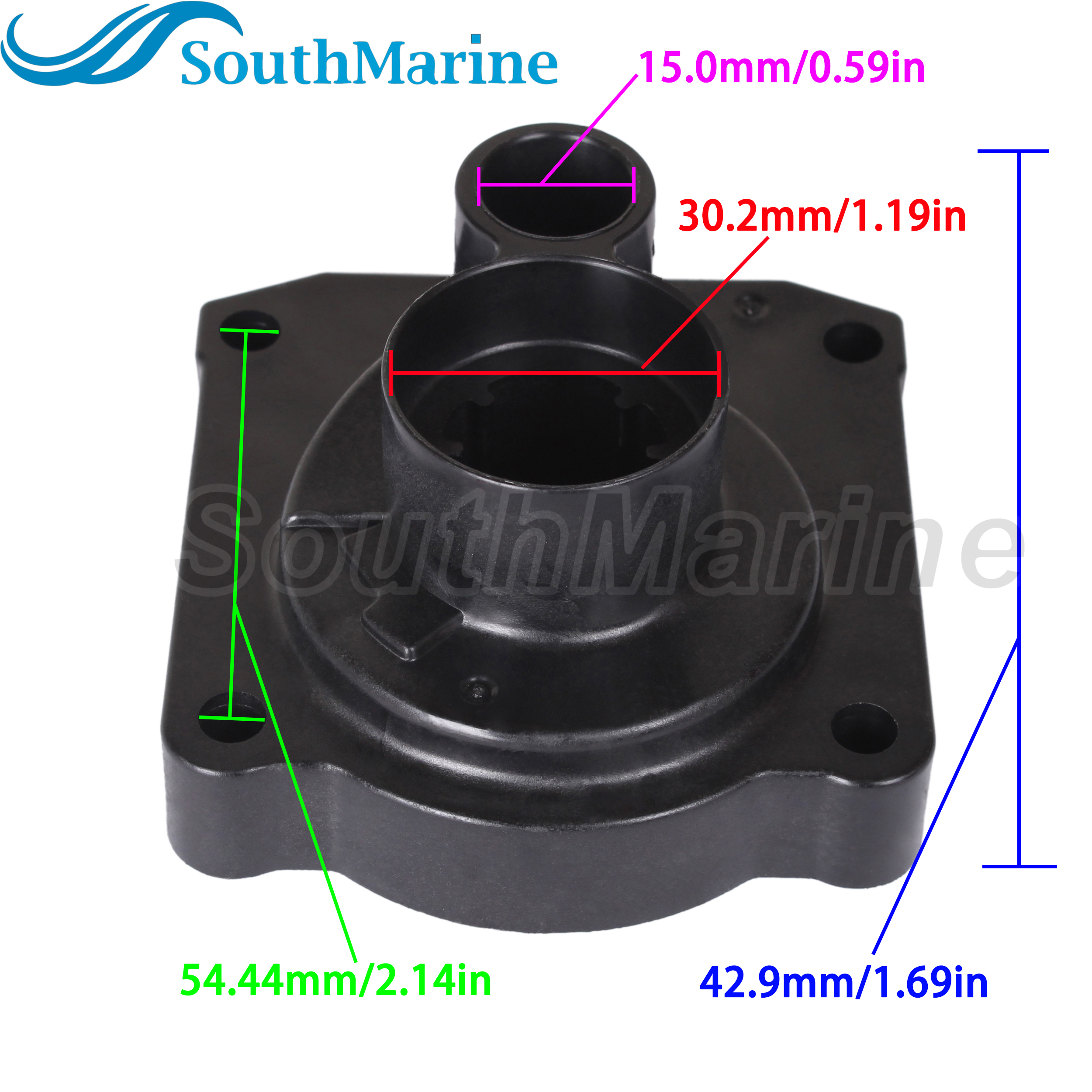 Boat Engine 69P-44311-01 00 Water Pump Housing for Yamaha 25HP 30HP Outboard Motor