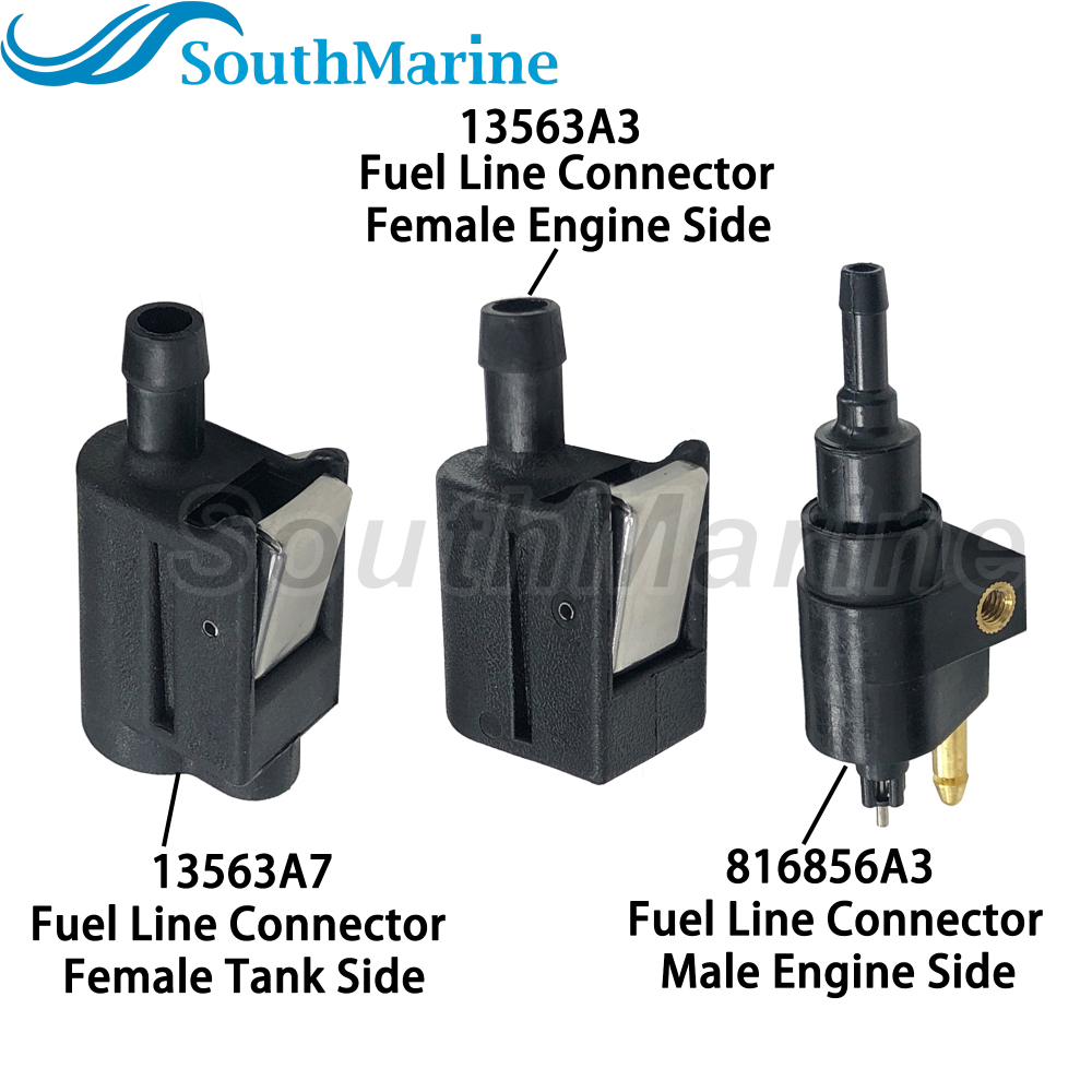 Boat Engine 22-13563Q3 13563A3 13563T3 13563Q7 13563A7 13563T7 816856A3 Fuel Line Connector Fittings for Mercury Mariner 4-40HP