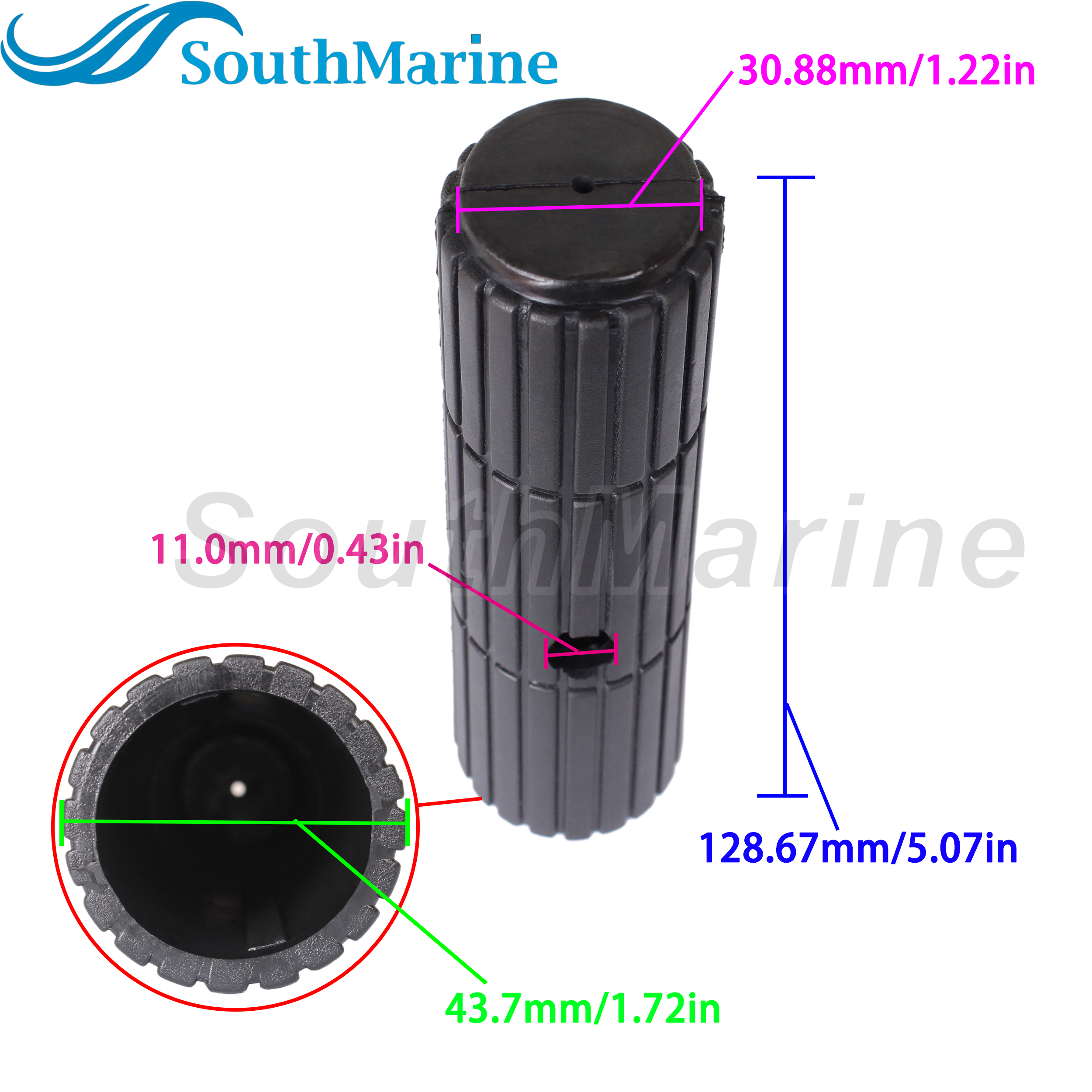 Boat Engine 6G1-42177-00 01 A0 T15-01020302 6EG 6N0-G2177-00 Grip Steering Rubber Handle for Yamaha Parsun 5HP-30HP