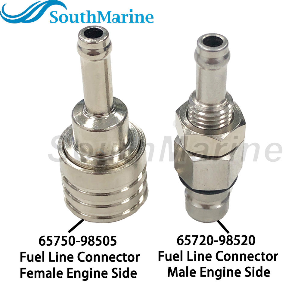 Boat Engine 65750-98505 98506 65720-98520 98521 985L0 985L1 18-8062 Fuel Line Connector Fitting for Suzuki 3.5HP-140HP