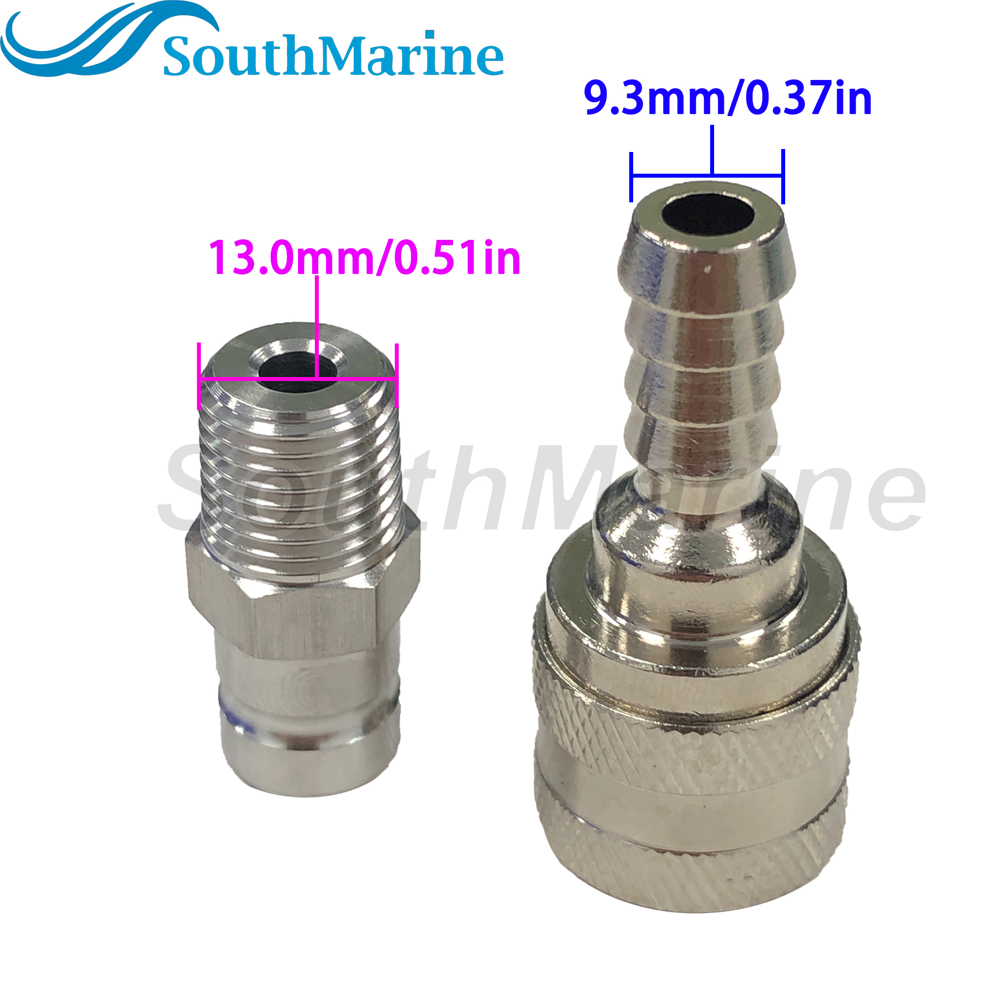 Boat Engine 3B2-70281-0 3E0-70270-0 9999800MA2 5040795 Fuel Line Connector Fitting for Nissan Tohatsu 4HP-140HP