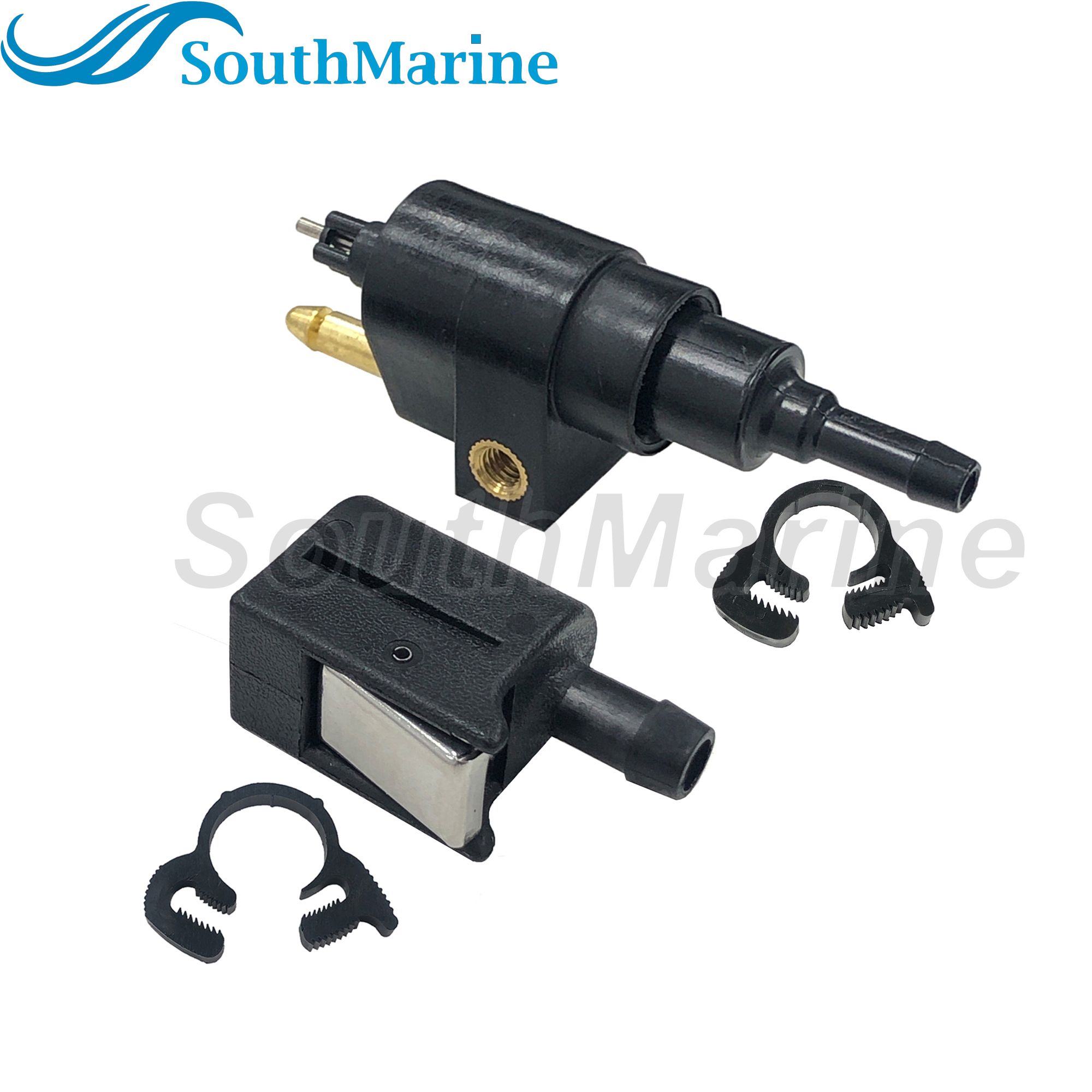 Boat Engine Fuel Line Connector 394-70260-0/1 3GR-70250-0 for Nissan Tohatsu 4HP-30HP / 5040239 5040238 for Evinrude Johnson OMC