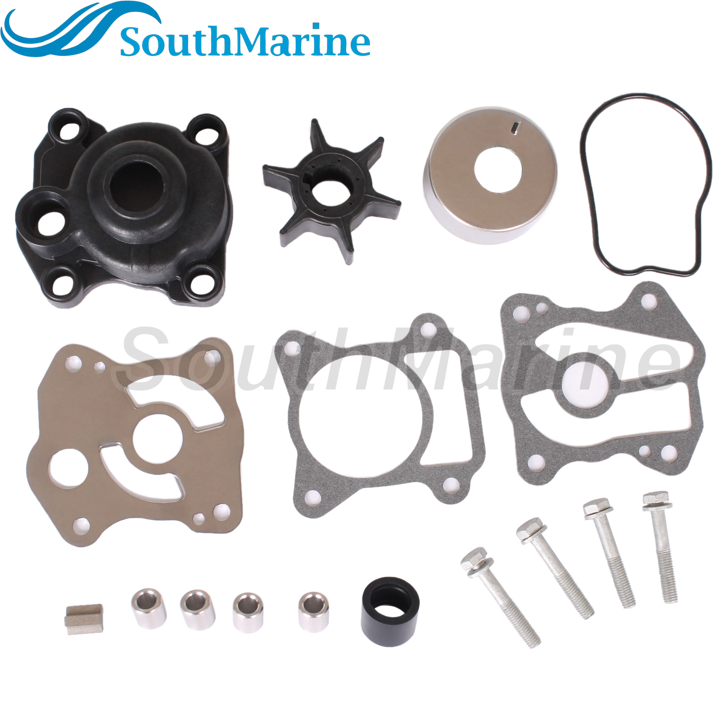 Boat Engine 06193-ZV5-020 Water Pump Impeller Rebuild Kit with Housing ...