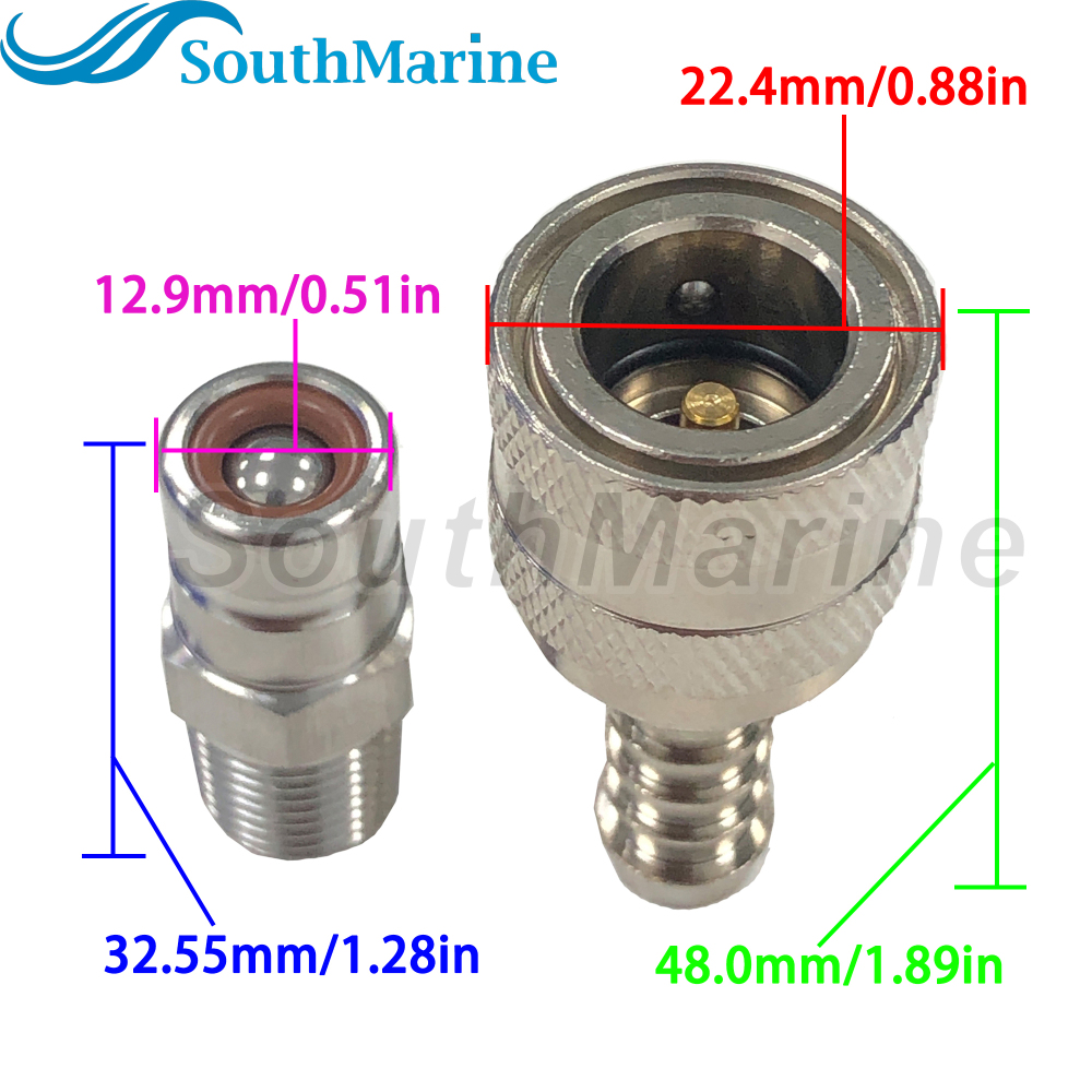 Boat Engine 3B2-70281-0 3E0-70270-0 9999800MA2 5040795 Fuel Line Connector Fitting for Nissan Tohatsu 4HP-140HP