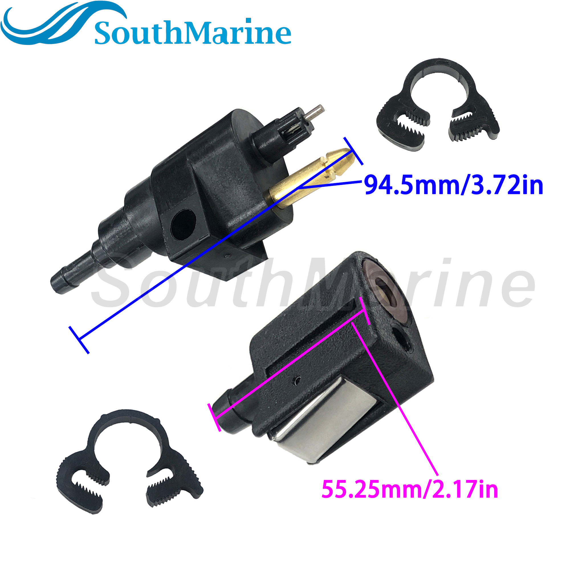 Boat Engine Fuel Line Connector 394-70260-0/1 3GR-70250-0 for Nissan Tohatsu 4HP-30HP / 5040239 5040238 for Evinrude Johnson OMC