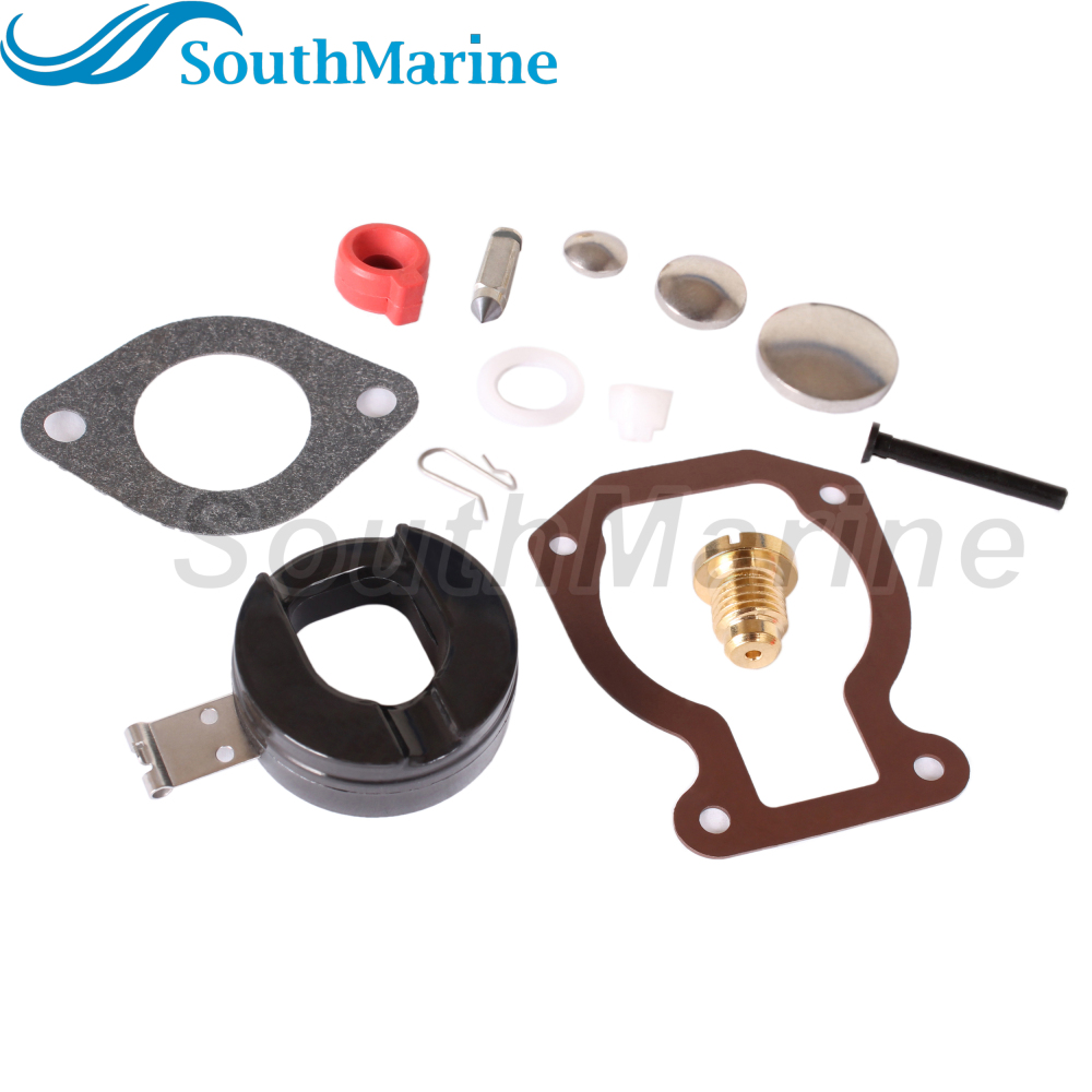 Boat Engine 398453 0398453 765574 391305 18-7223 Carburetor Repair Kit for Johnson Evinrude OMC 3 4 4.5 5 6 7.5 8 9.9 14 15 HP