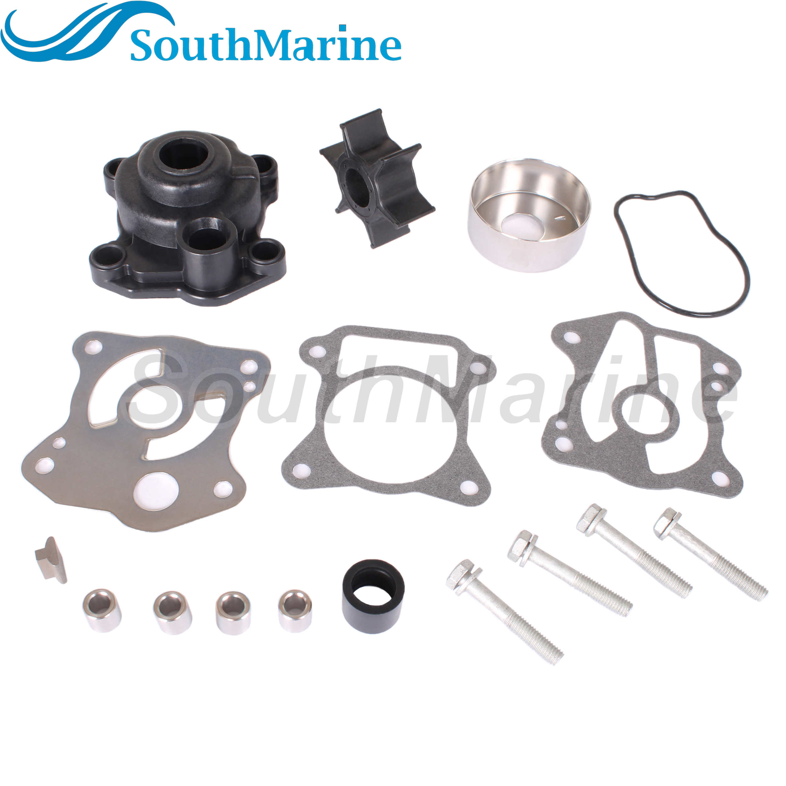 Boat Engine 06193-ZV5-020 Water Pump Impeller Rebuild Kit with Housing for Honda 35HP 40HP 45HP 50HP BF35~BF50