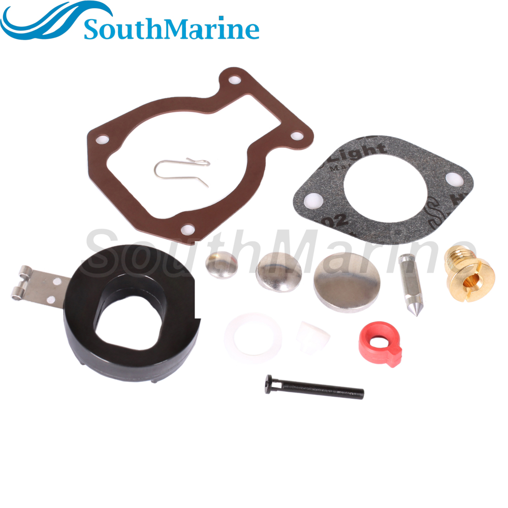 Boat Engine 398453 0398453 765574 391305 18-7223 Carburetor Repair Kit for Johnson Evinrude OMC 3 4 4.5 5 6 7.5 8 9.9 14 15 HP
