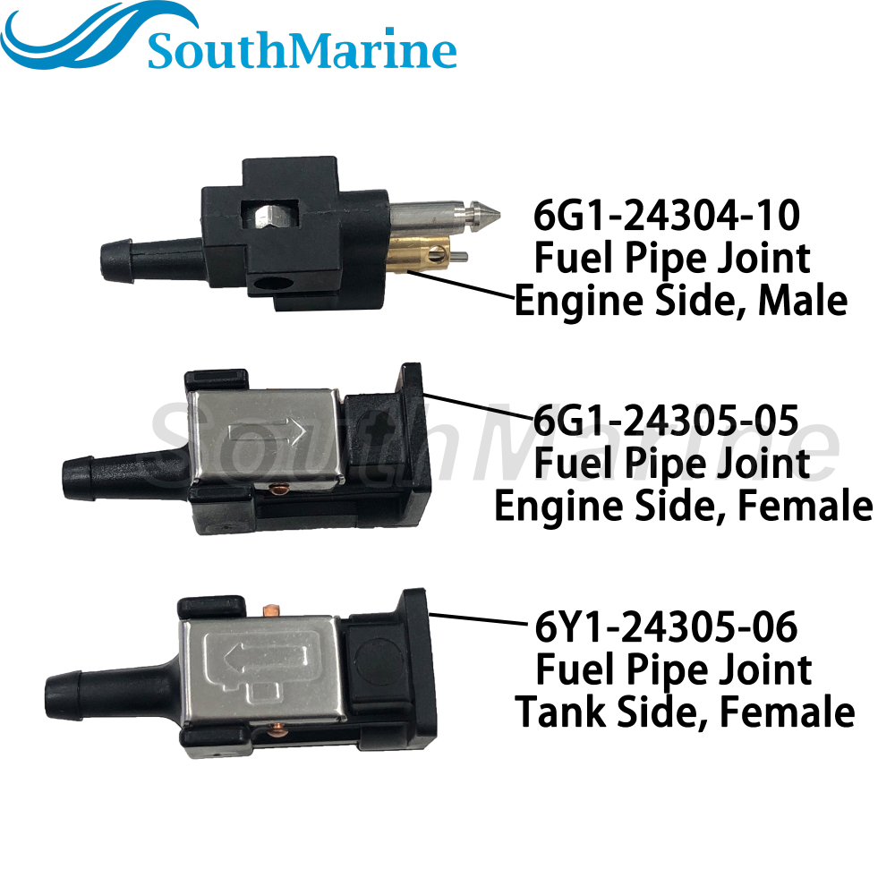 Boat Engine Fuel Line Connector Fittings 6G1-24305-05 6Y1-24305-06 18-80414 18-80413 6G1-24304-10 11 Fuel Pipe Joint for Yamaha