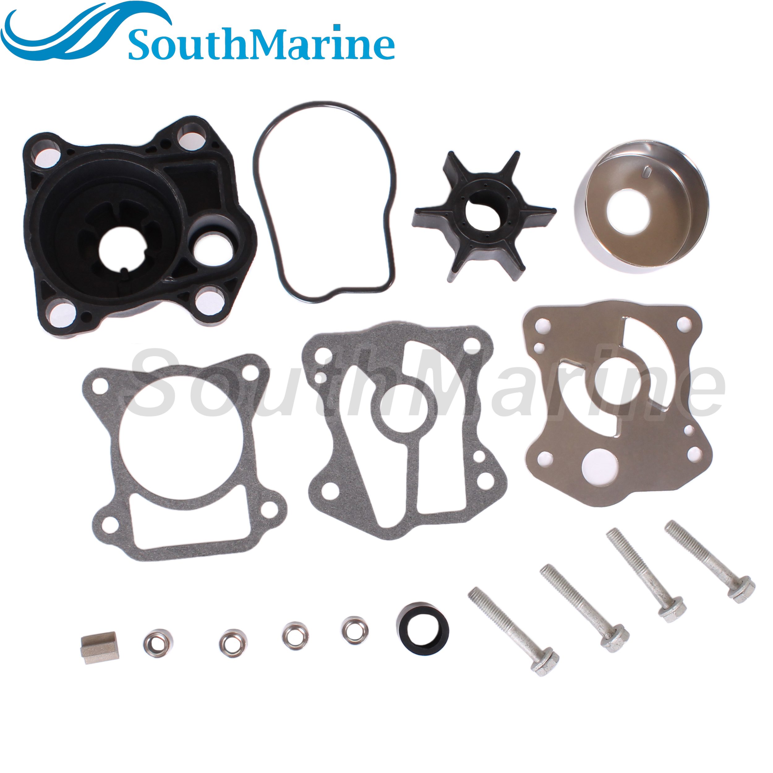 Boat Engine 06193-ZV5-020 Water Pump Impeller Rebuild Kit with Housing for Honda 35HP 40HP 45HP 50HP BF35~BF50