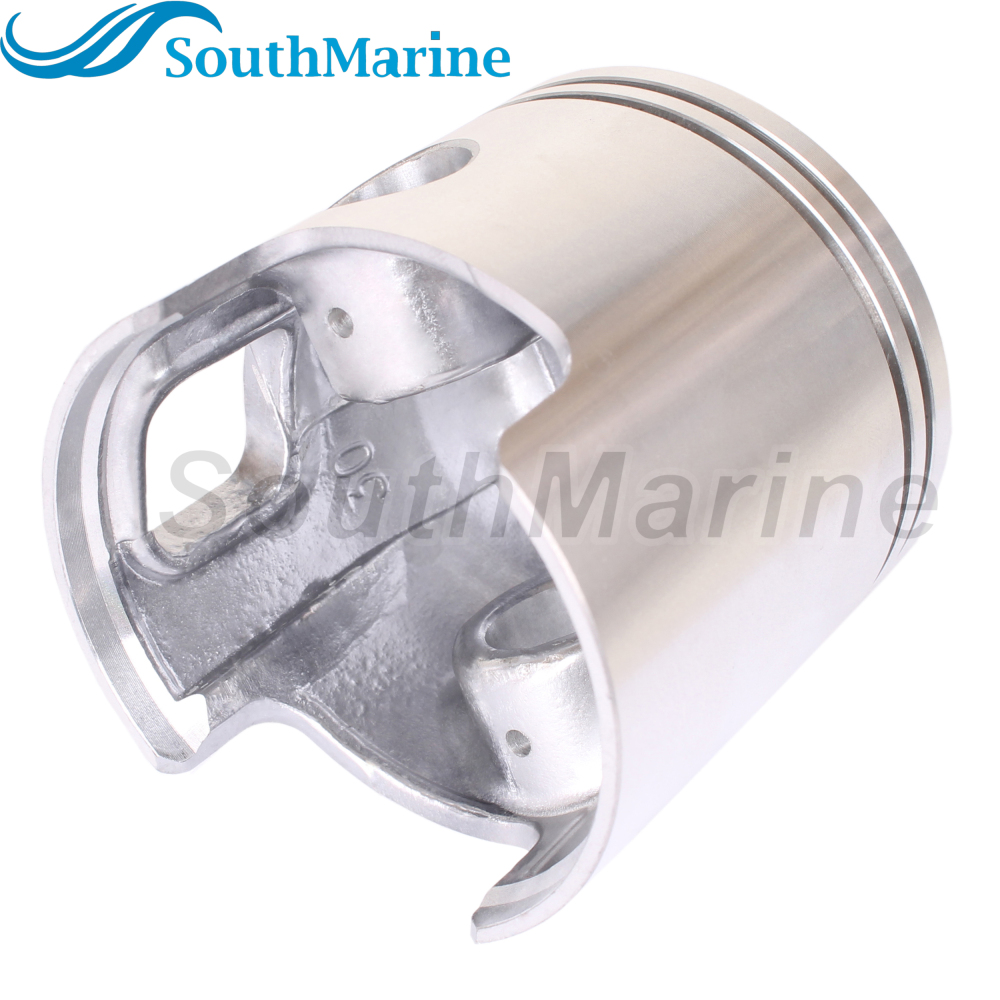 Outboard Engine 3C8-00001-0 3C8000010M STD Piston Set & 356000110 346000110 Ring for Tohatsu for Nissan M40D M50D 40HP 50HP Boat Motor / 779-96152 9615T02 for Mercury, 68mm STD