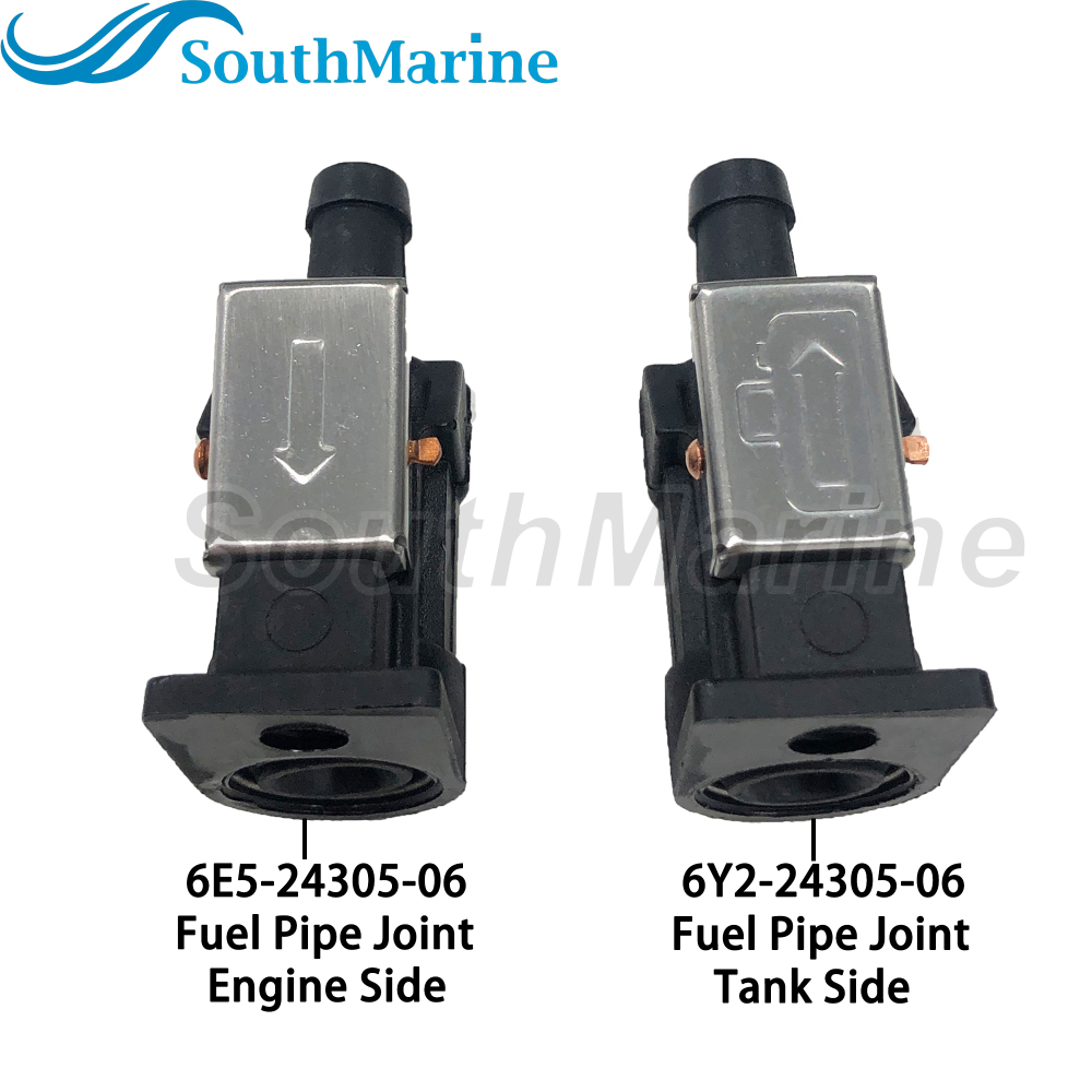 Boat Engine Fuel Line Connector Fittings 6E5-24305-06 6Y2-24305-06 05 04 03 02 01 00 Female Fuel Pipe Joint Comp for Yamaha