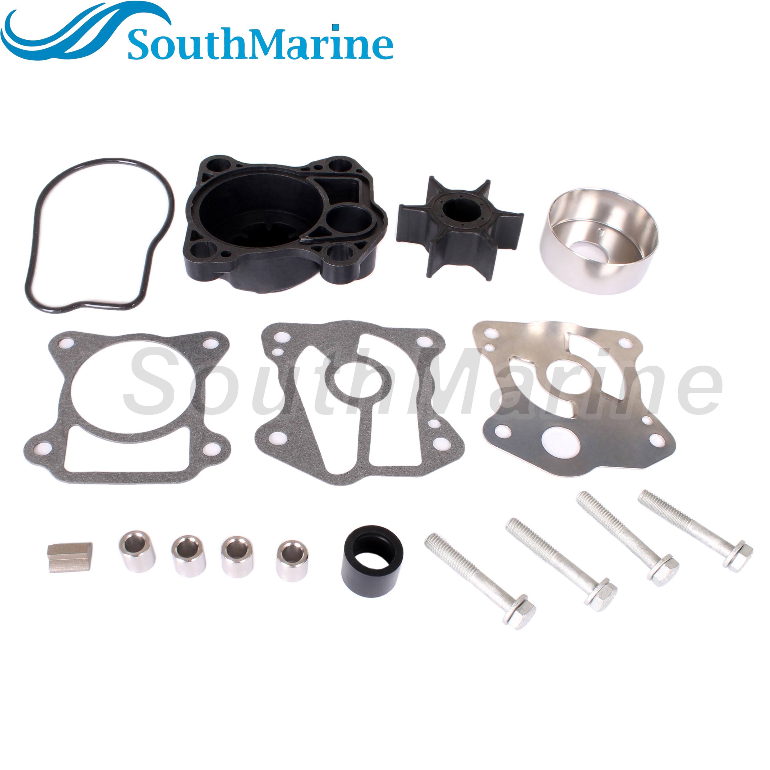 Boat Engine 06193-ZV5-020 Water Pump Impeller Rebuild Kit with Housing for Honda 35HP 40HP 45HP 50HP BF35~BF50