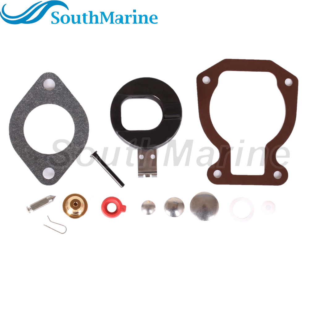 Boat Engine 398453 0398453 765574 391305 18-7223 Carburetor Repair Kit for Johnson Evinrude OMC 3 4 4.5 5 6 7.5 8 9.9 14 15 HP