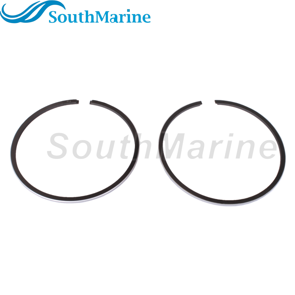 Outboard Engine 3C8-00001-0 3C8000010M STD Piston Set & 356000110 346000110 Ring for Tohatsu for Nissan M40D M50D 40HP 50HP Boat Motor / 779-96152 9615T02 for Mercury, 68mm STD