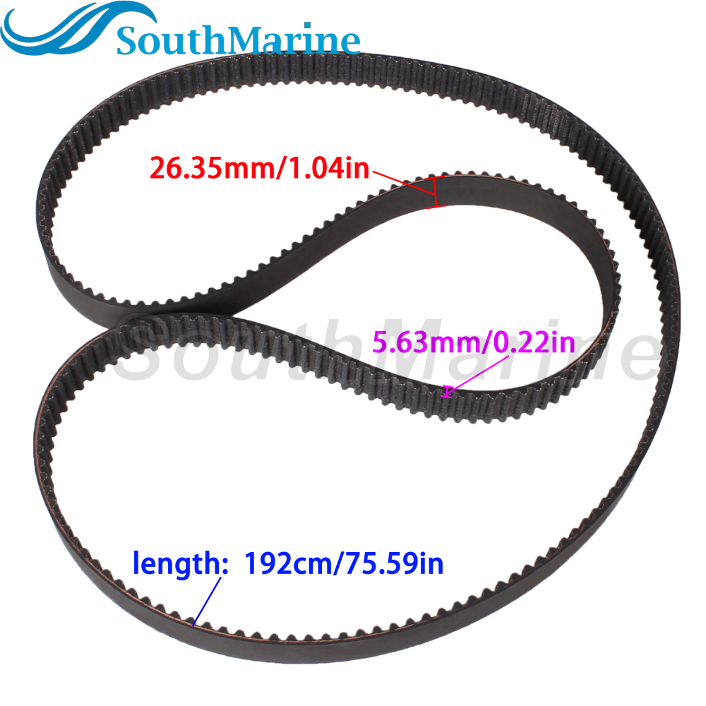 Boat Engine 6AW-W4624-00 18-15139 Timing Belt for Yamaha 4-Stroke 300HP 350HP F300 F350 V8 Outboard Motor