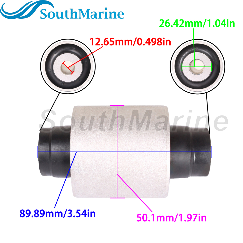 Boat Engine 6G5-44514-00-00 94 8D 6E5-44514-00 94 Upper Side Mount Damper for Yamaha 115HP-200HP / 8163851 for Mercury Mariner