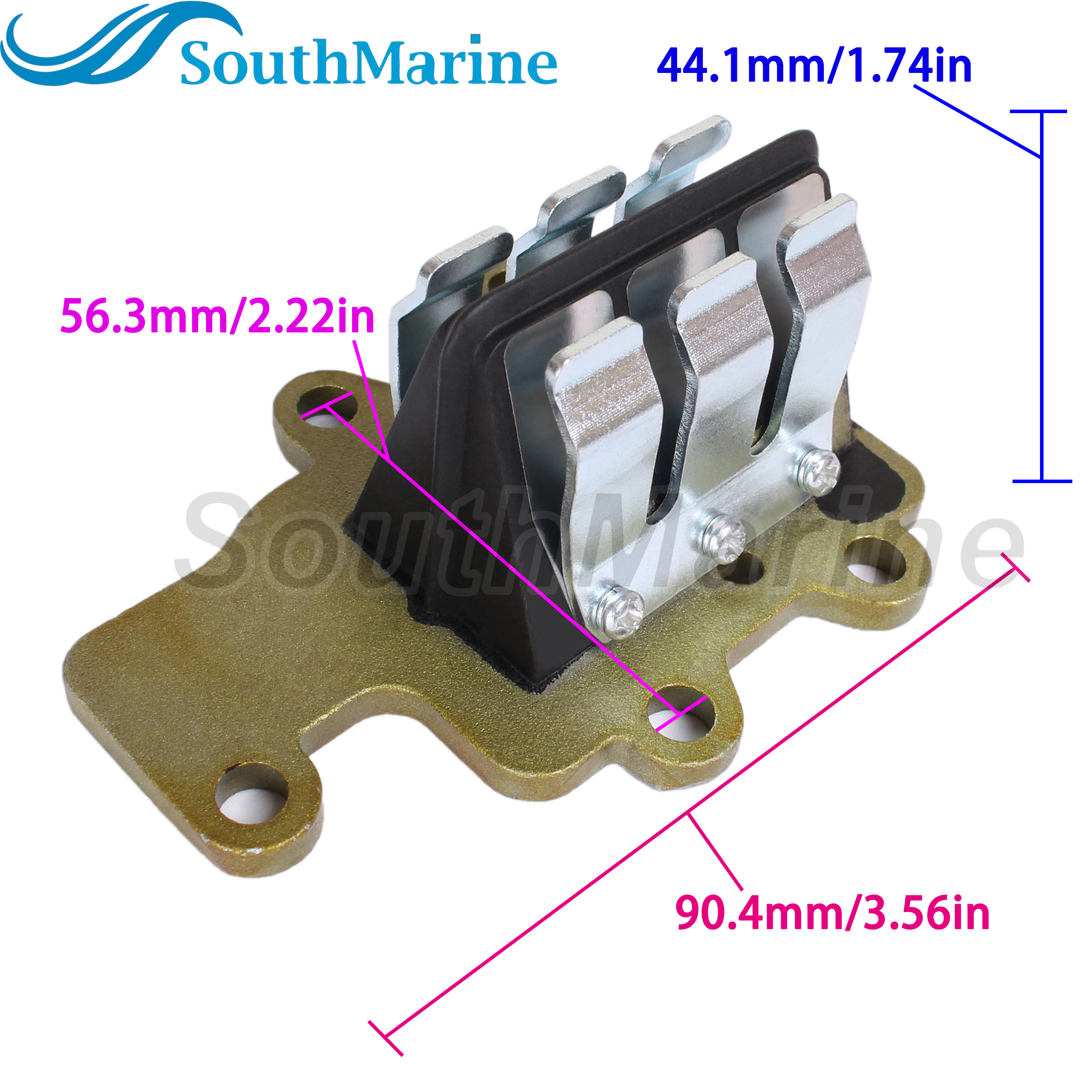 Boat Engine 677-13610-00 Reed Valve Assy for Yamaha 6HP 8HP 6B 8B Boat Motor for Hidea for Parsun T6/T8