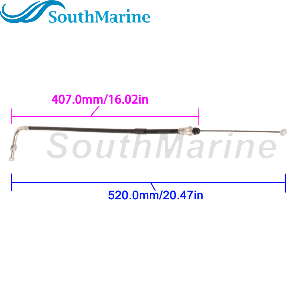 Boat Engine 6F5-26311-00 T36-01030100 Throttle Cable Wire Assy for Yamaha Parsun Makara 40HP 40JWH(CHN) E40GMH K40