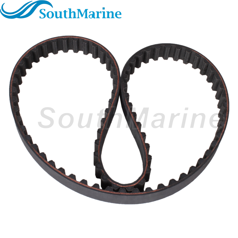 Boat Engine 65W-46241-00 18-15135 Timing Belt for Yamaha 4-Stroke 25HP 30HP 40HP / 57-8M0151040 831294 8M0065179 for Mercury