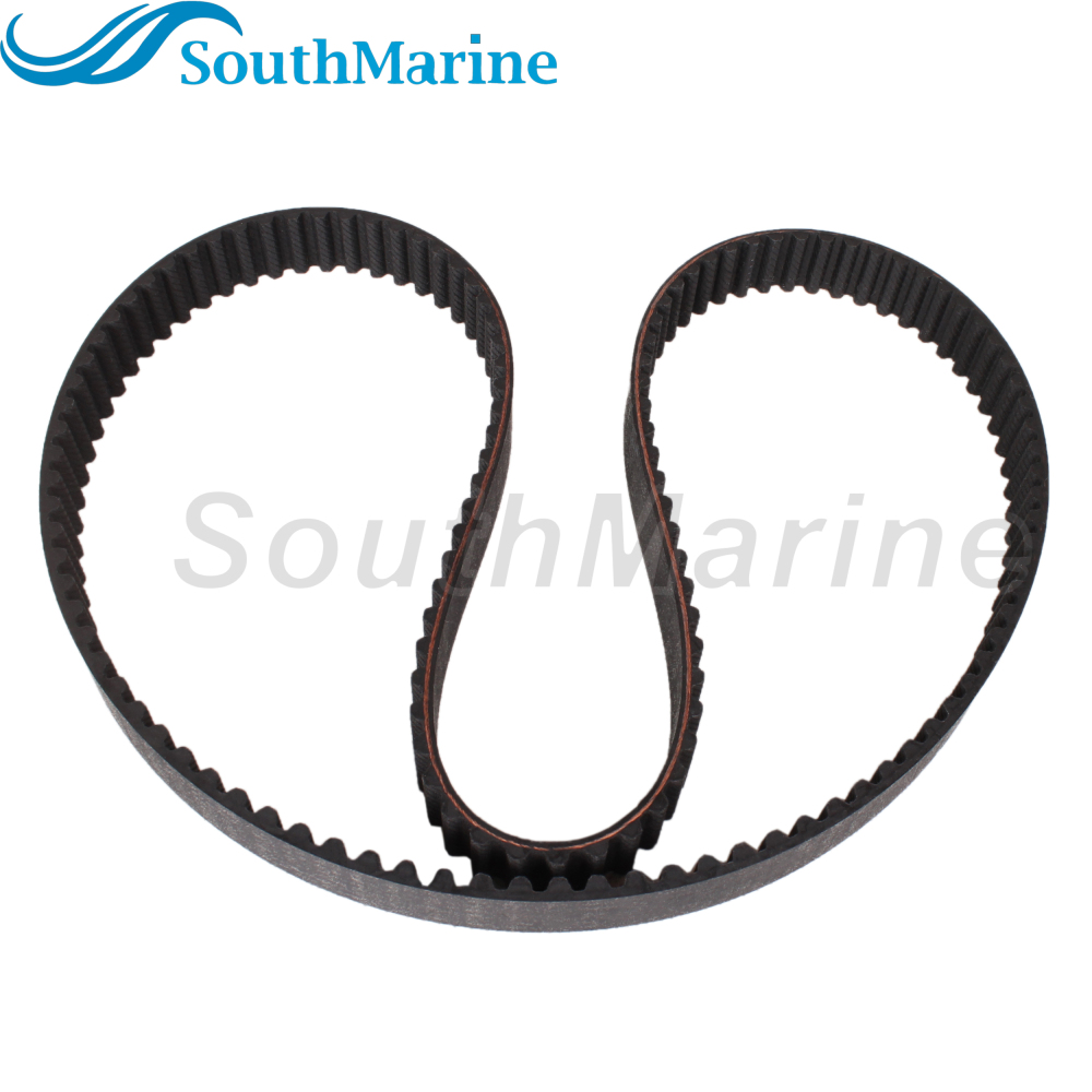 Boat Engine 67F-46241-00 18-15131 Timing Belt for Yamaha 4-Stroke 75HP 80HP 90HP 100HP 115HP / 57-804145 for Mercury Mariner