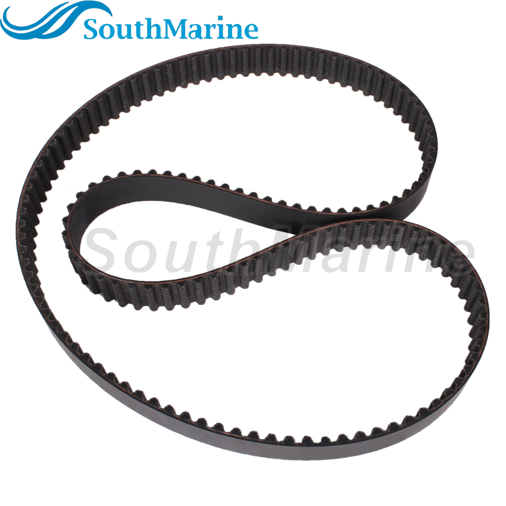 Boat Engine 63P-46241-00 01 18-15140 Timing Belt for Yamaha 4-Stroke 150HP F150A F150 LF150 Outboard Motor