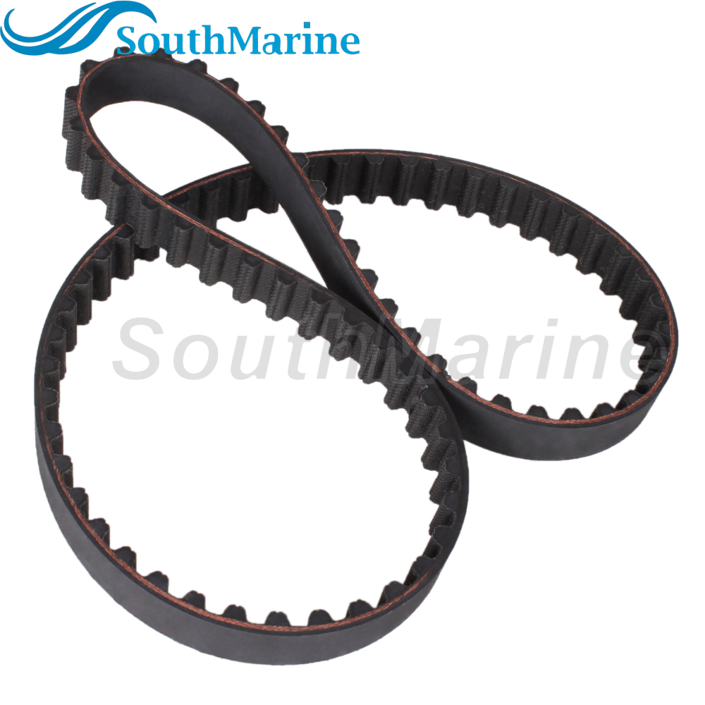 Boat Engine 65W-46241-00 18-15135 Timing Belt for Yamaha 4-Stroke 25HP 30HP 40HP / 57-8M0151040 831294 8M0065179 for Mercury